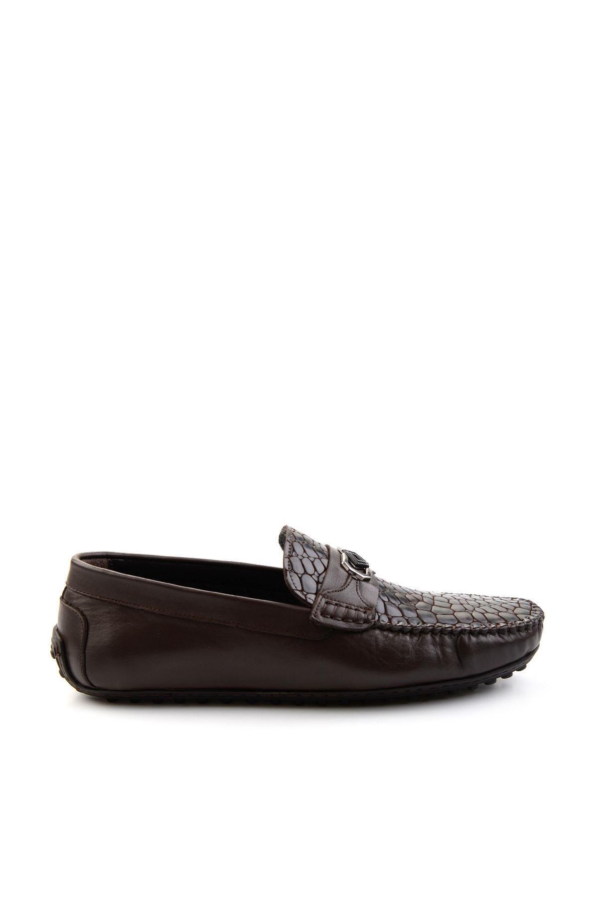 Kahve Leather Erkek Loafer Ayakkabı E01757714803