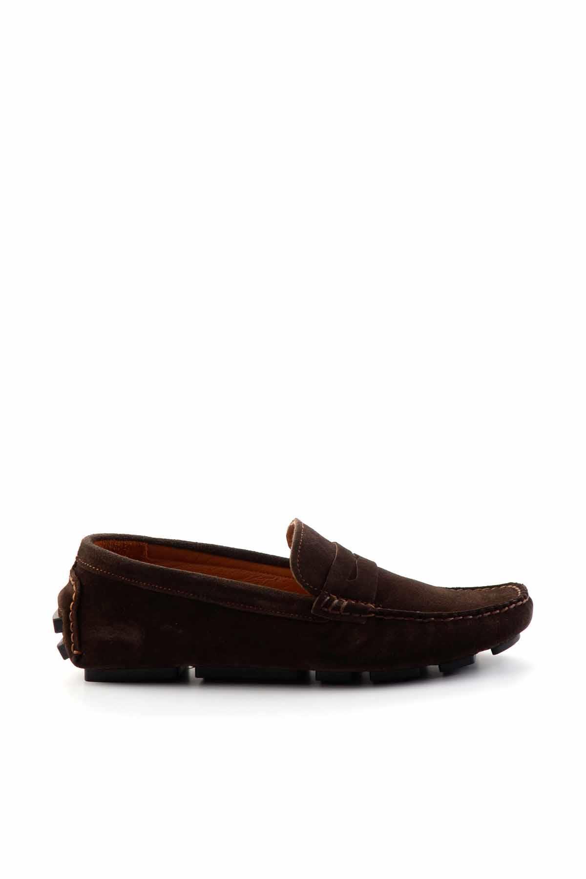 Kahve Leather Erkek Loafer Ayakkabı E01902000302