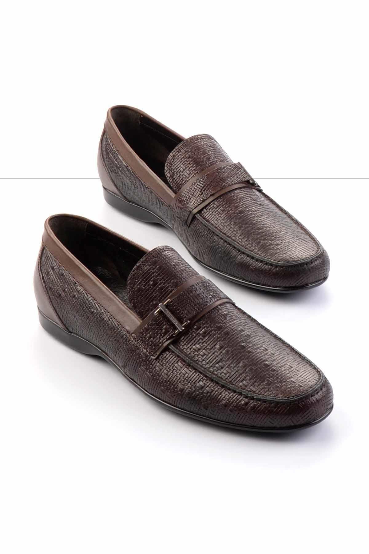 Kahve Leather Erkek Loafer Ayakkabı E01757267403