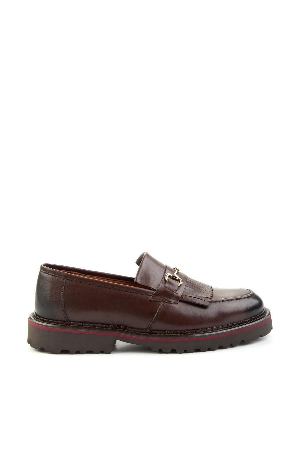Kahve Leather Erkek Loafer Ayakkabı E01755132341