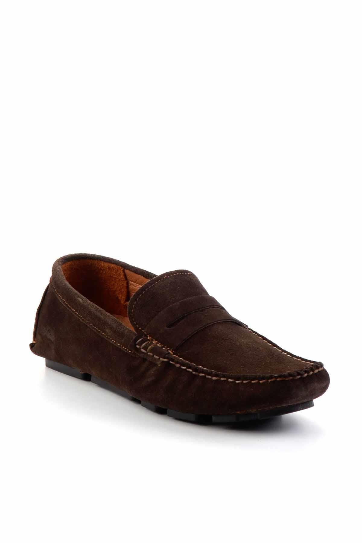 Kahve Leather Erkek Loafer Ayakkabı E01902000302
