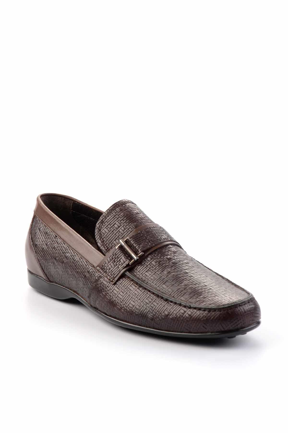 Kahve Leather Erkek Loafer Ayakkabı E01757267403