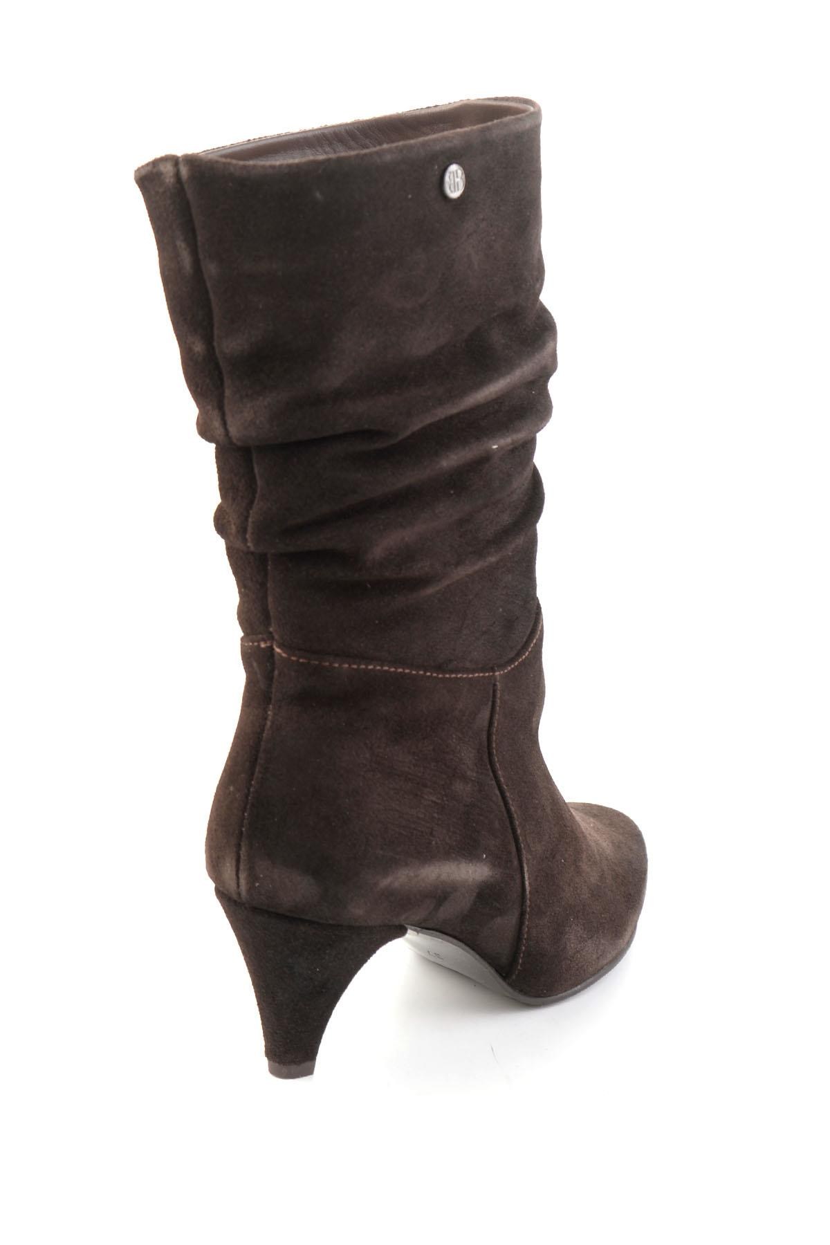 Kahve Süet Hakiki Deri Kadın Bot & Bootie K02750150102