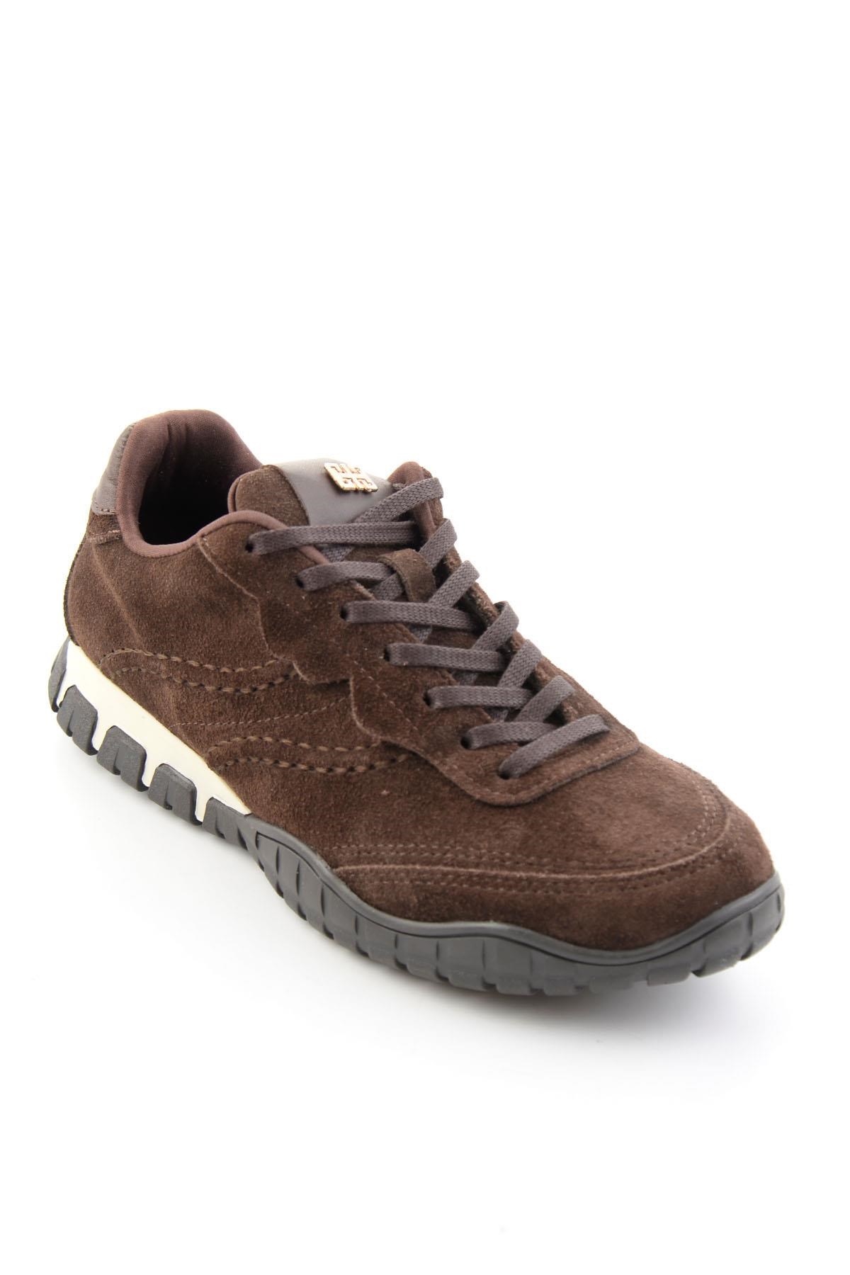 Kahve Süet Hakiki Deri Kadın Sneaker K01753516102