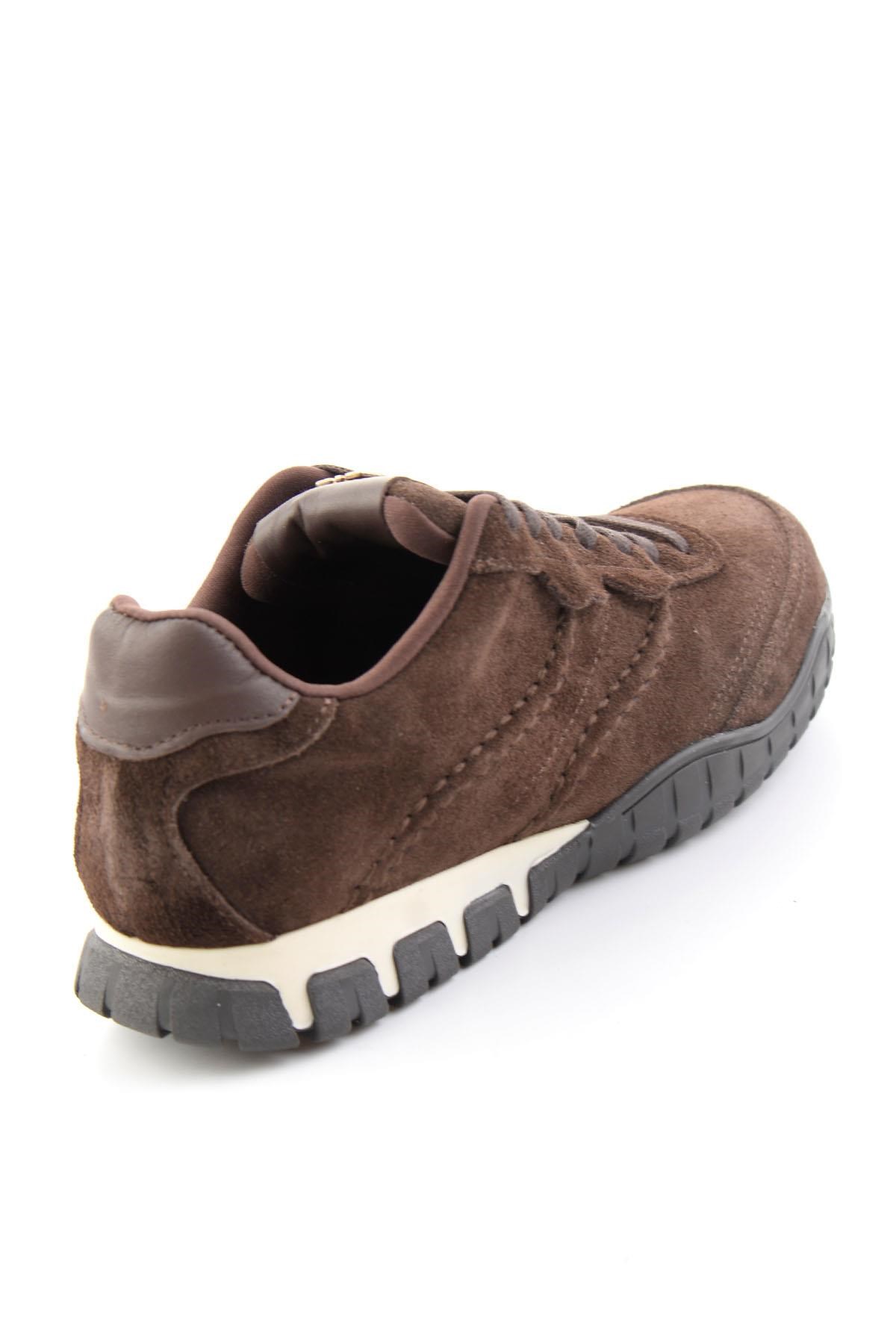 Kahve Süet Hakiki Deri Kadın Sneaker K01753516102