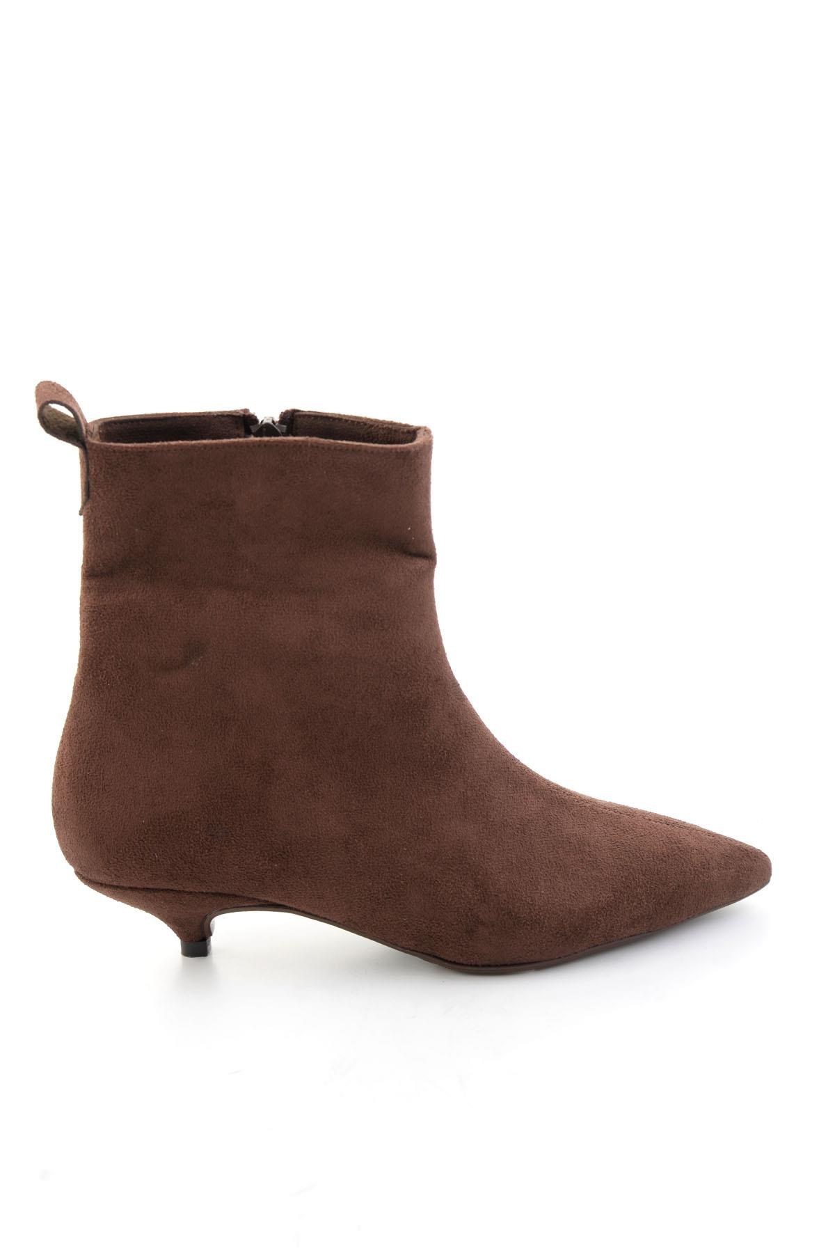 Kahve Süet  Kadın Bot & Bootie K02391085372