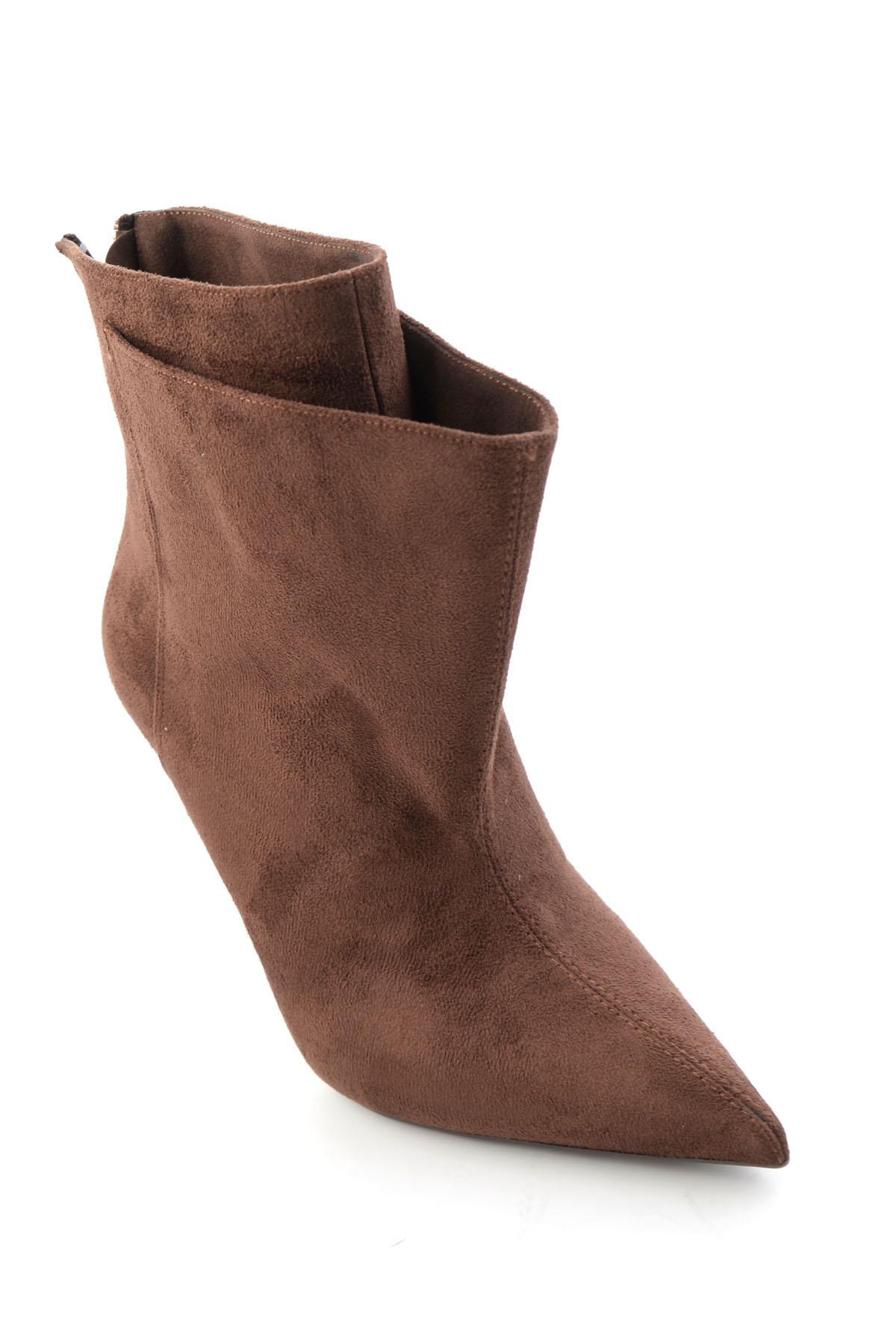 Kahve Süet  Kadın Bot & Bootie K02522068072