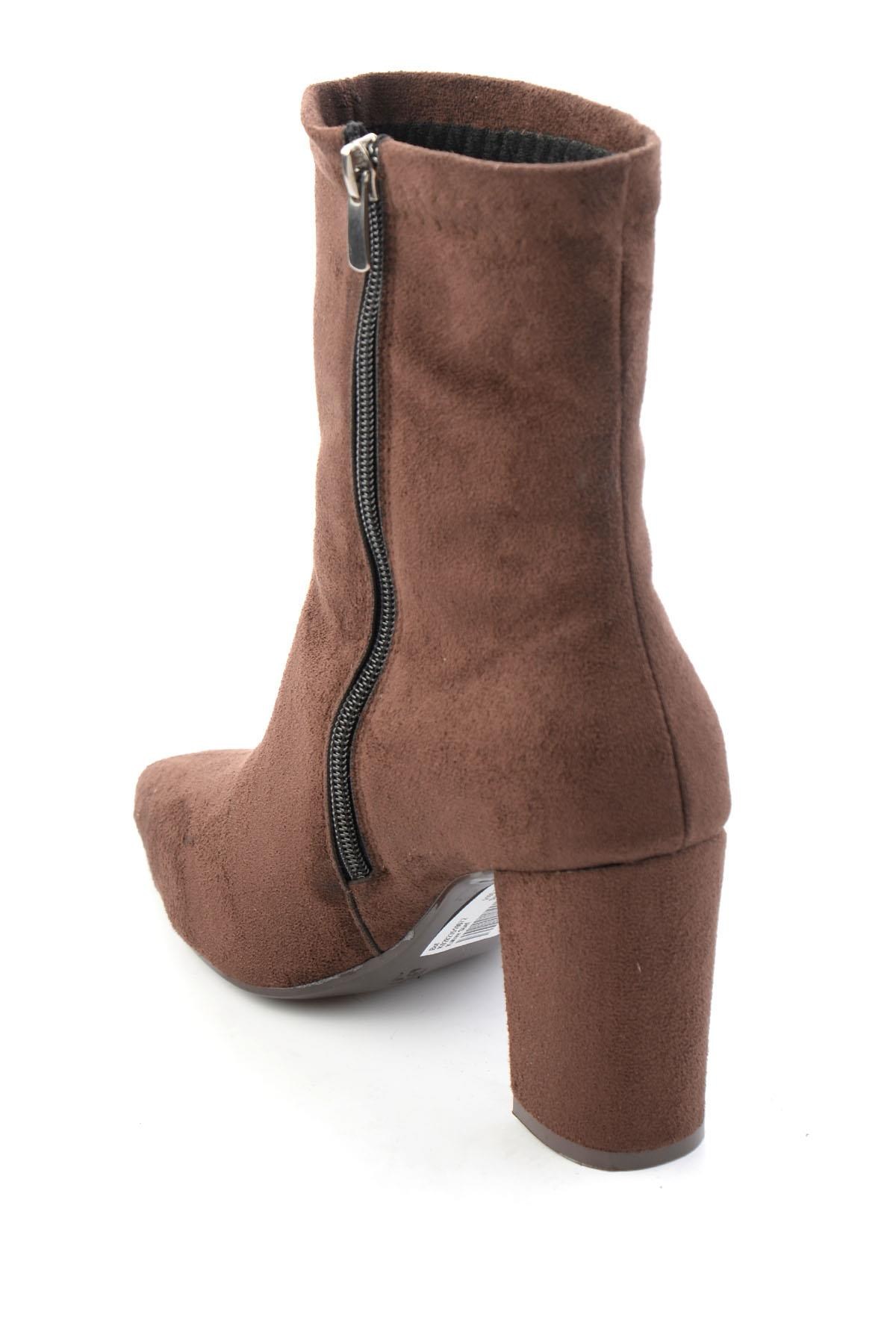 Kahve Süet  Kadın Bot & Bootie K02823510072