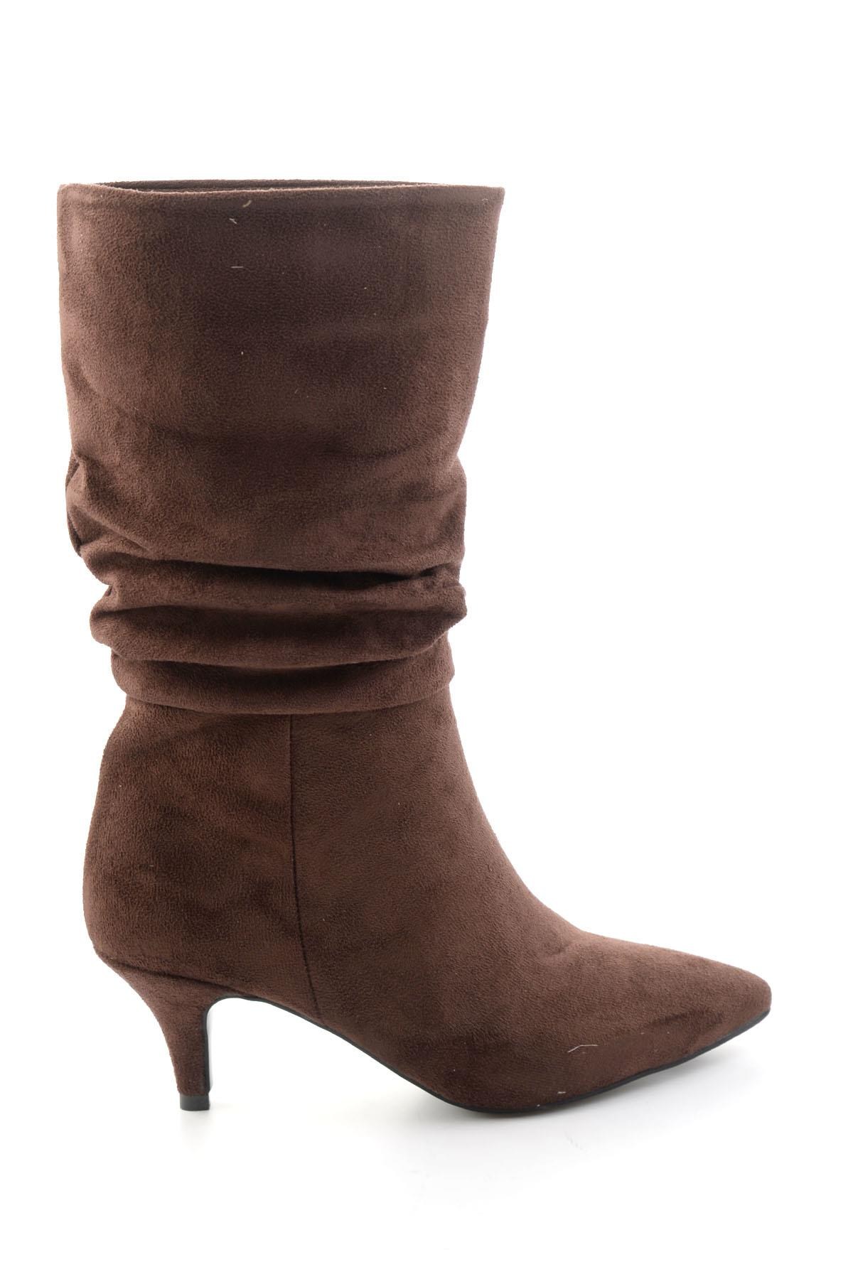 Kahve Süet  Kadın Bot & Bootie K03953465172