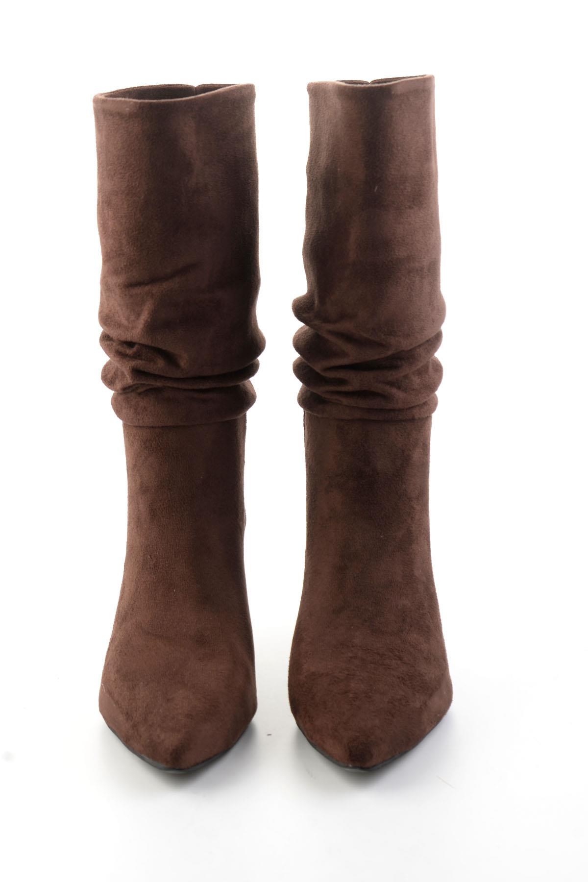 Kahve Süet  Kadın Bot & Bootie K03953465172