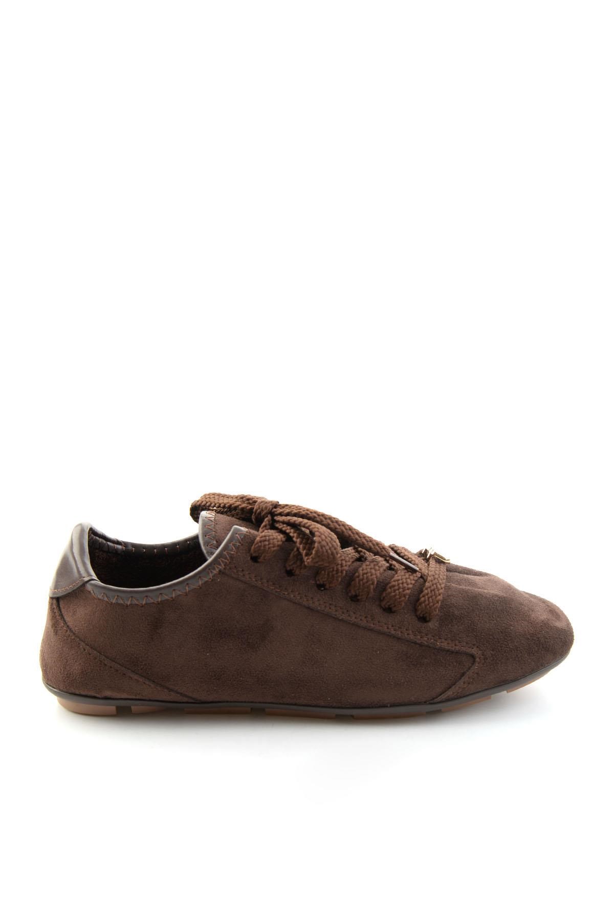 Kahve Süet  Kadın Sneaker K01235044672