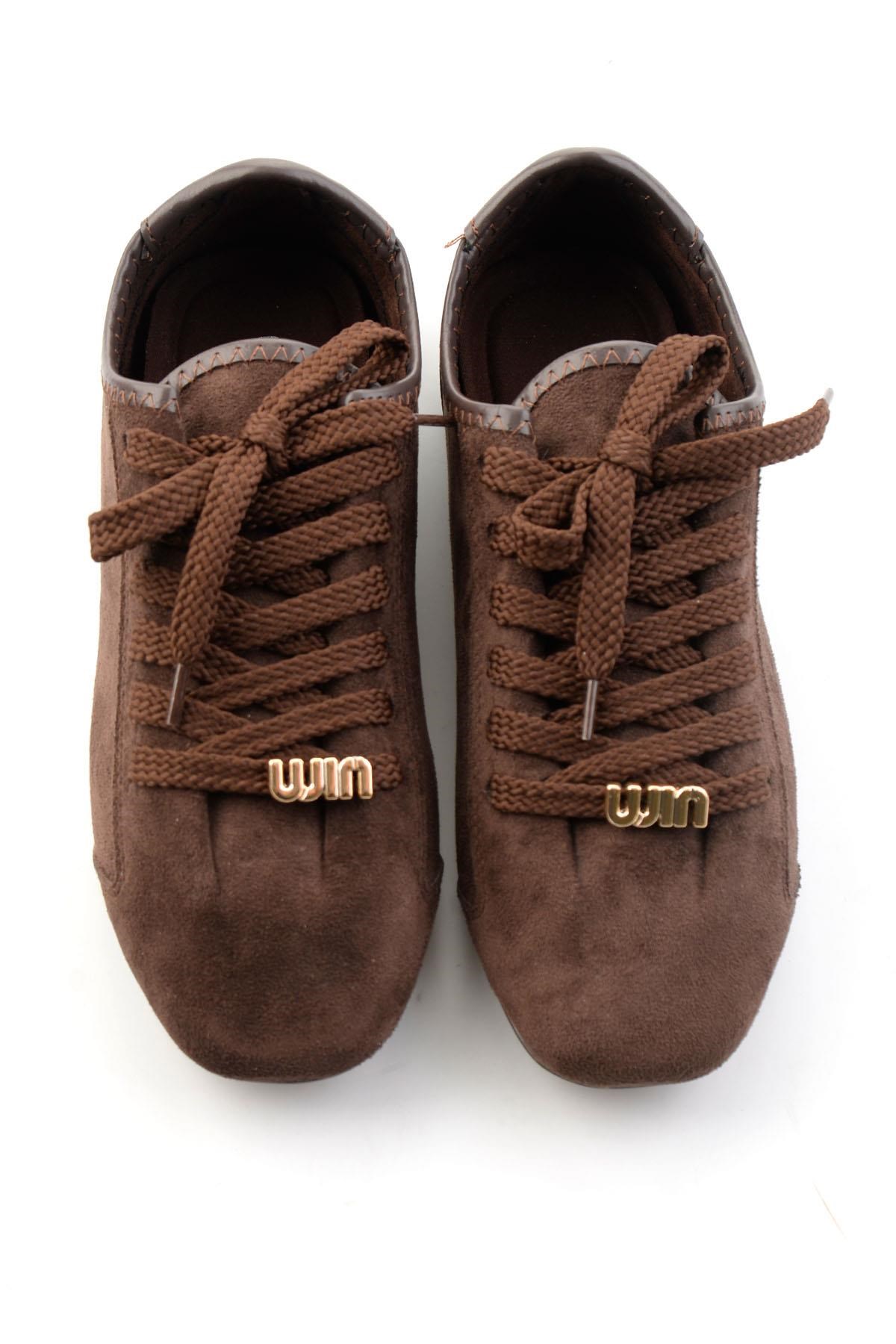 Kahve Süet  Kadın Sneaker K01235044672