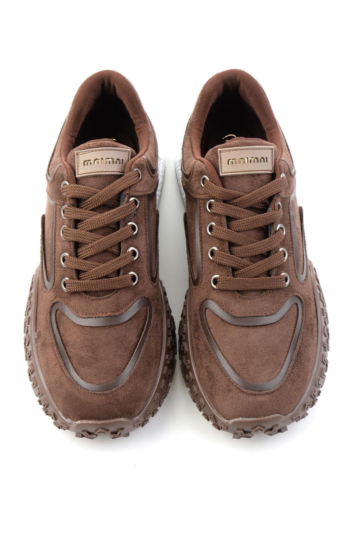 Kahve Süet  Kadın Sneaker K01313003272
