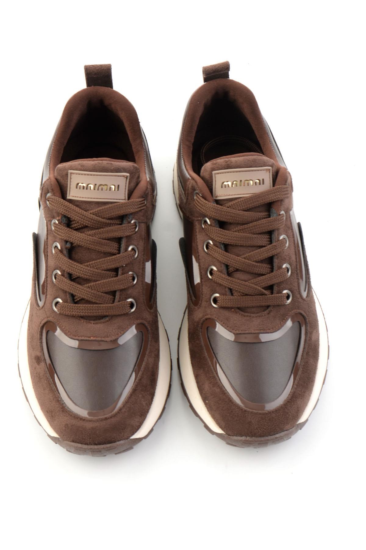 Kahve Süet  Kadın Sneaker K01313004372