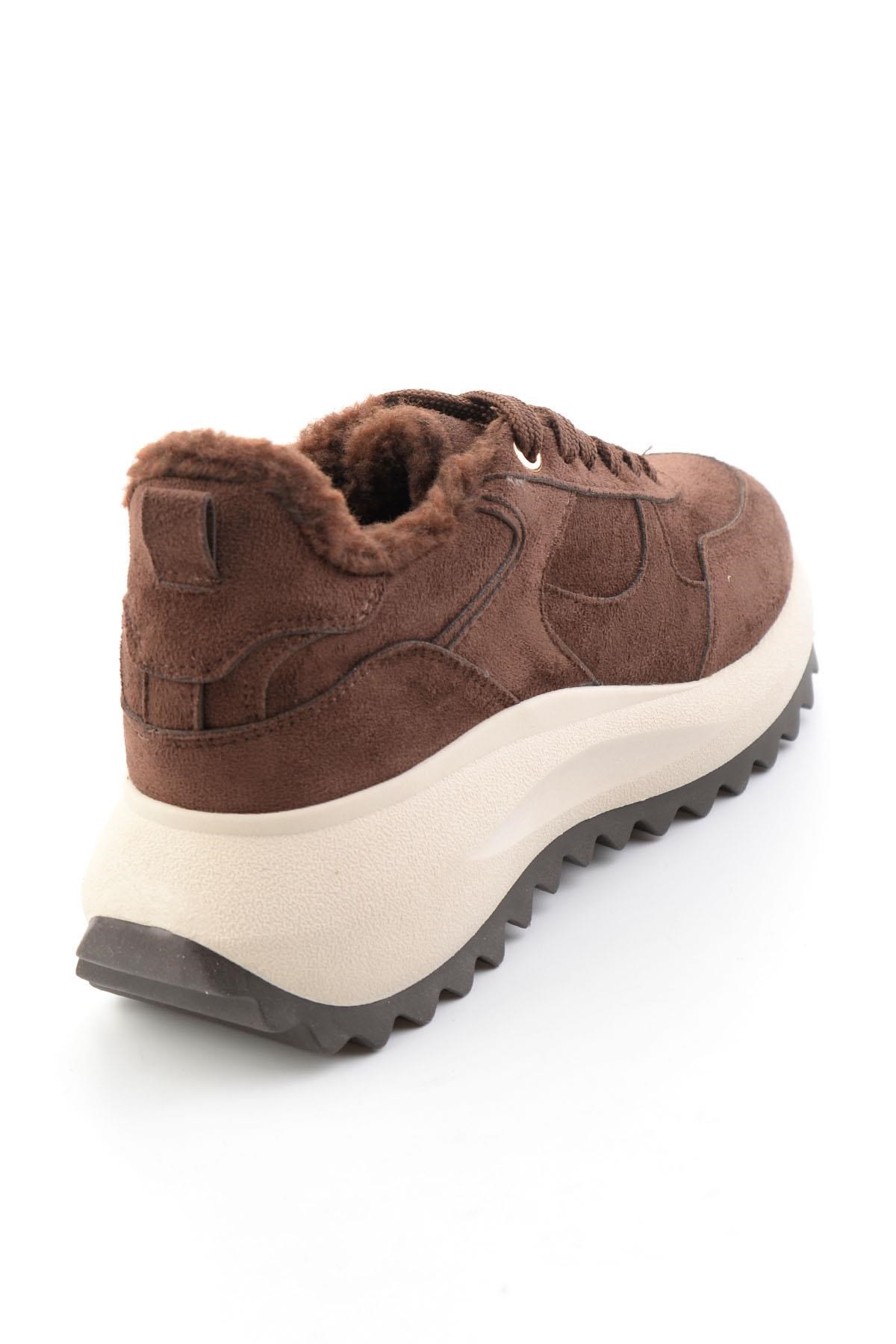 Kahve Süet  Kadın Sneaker K01791074472