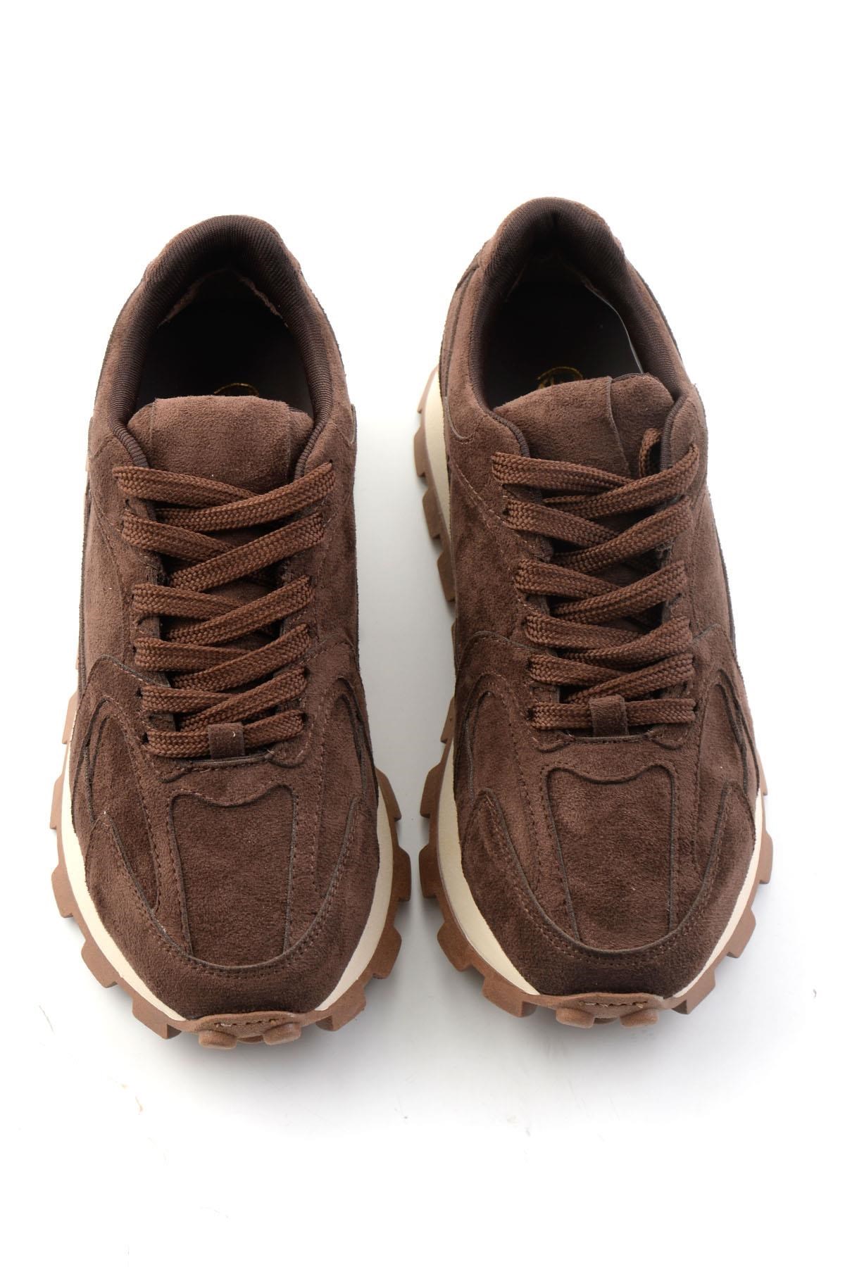 Kahve Süet  Kadın Sneaker K01791731072