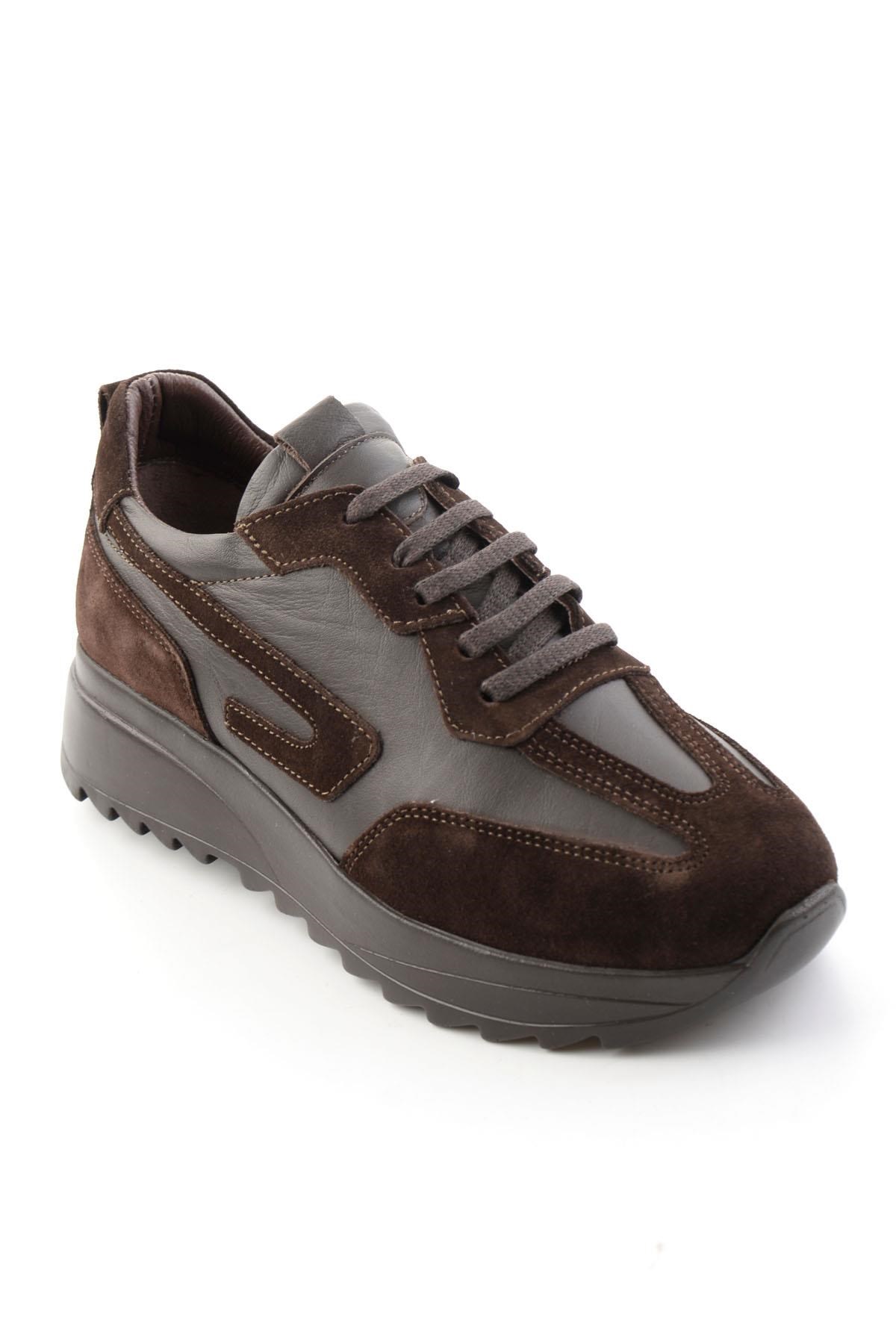 Kahve Süet  Kadın Sneaker K01854014102