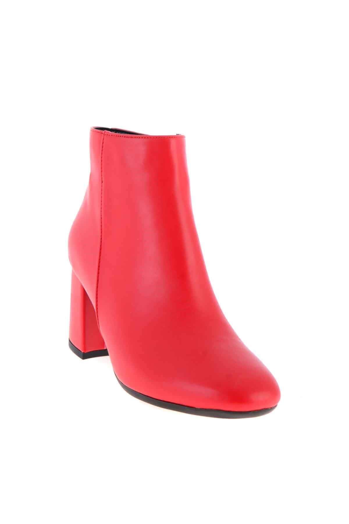 Kırmızı  Kadın Bot & Bootie