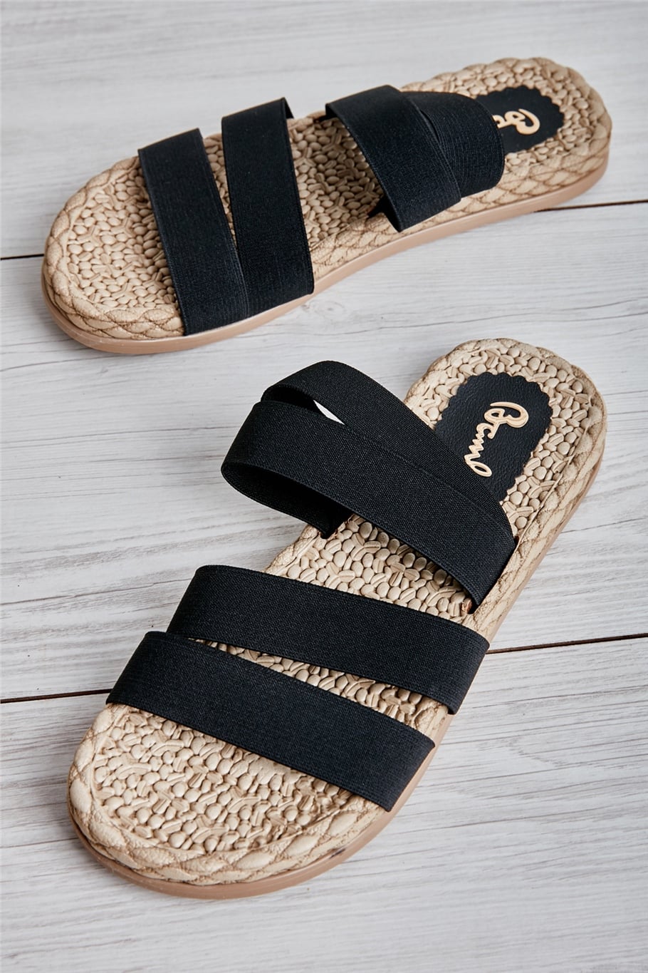 KOMPİLE SİYAH KADIN SANDALET L0682020054