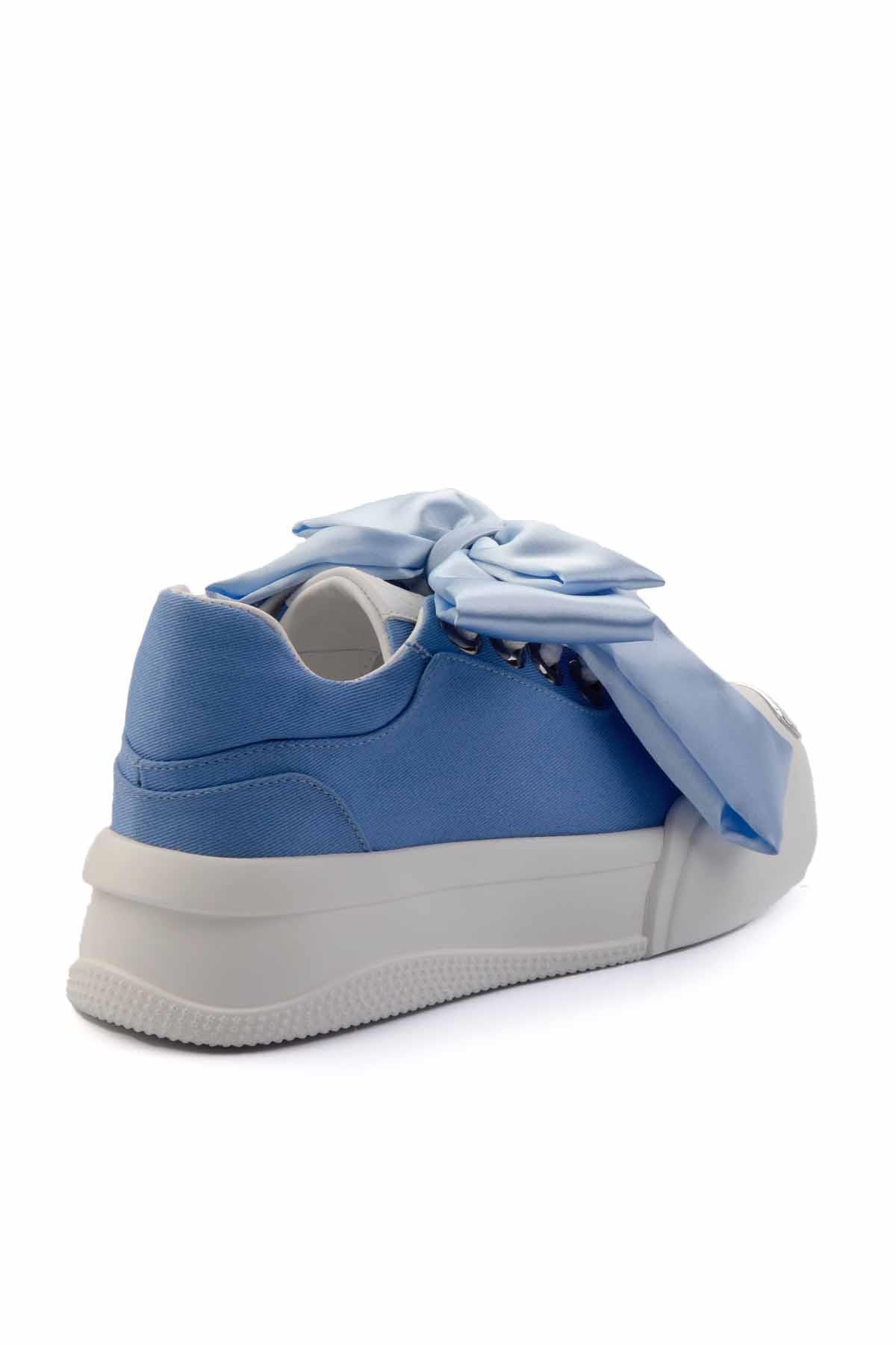 Kot Mavi Keten  Kadın Sneaker K01480002818