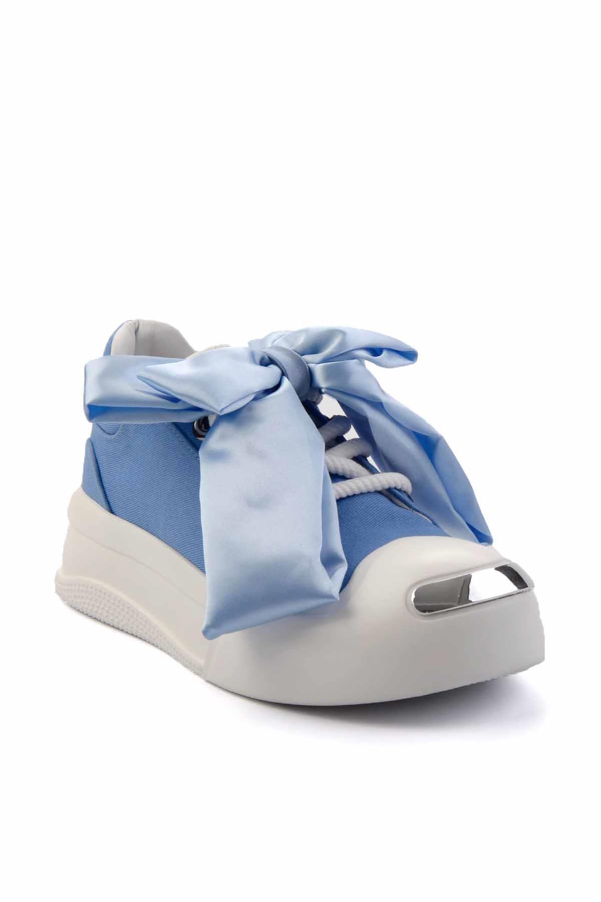 Kot Mavi Keten  Kadın Sneaker K01480002818