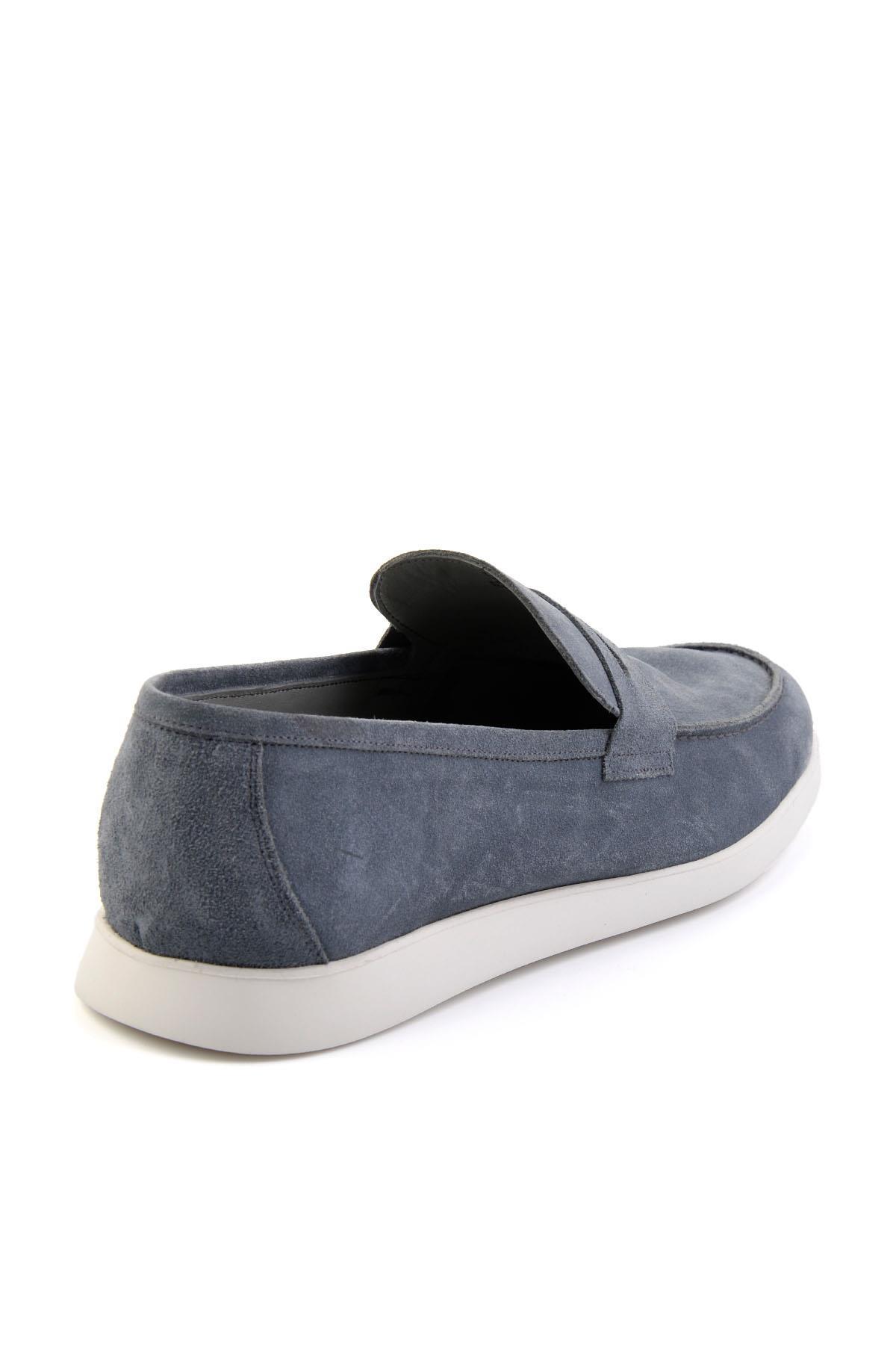 Kot Mavi Leather Erkek Loafer Ayakkabı E01395428302