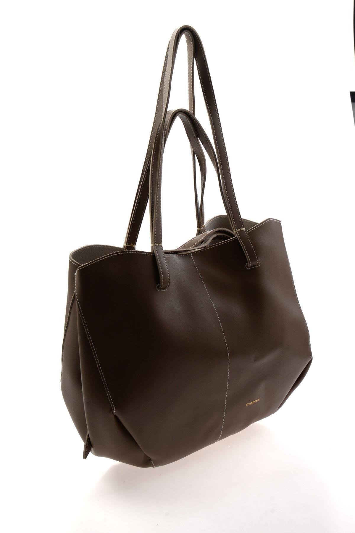 Koyu Vizon  Kadın Omuz Çantası C06972153009