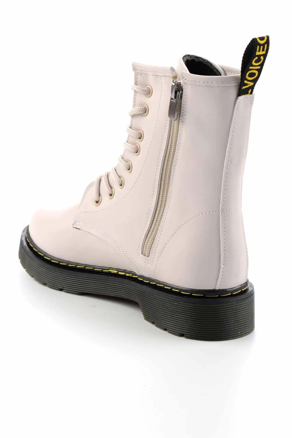 Krem  Kadın Bot & Bootie K02578000209