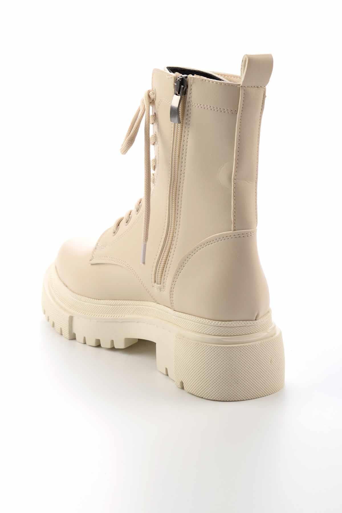Krem  Kadın Bot & Bootie K02578001009