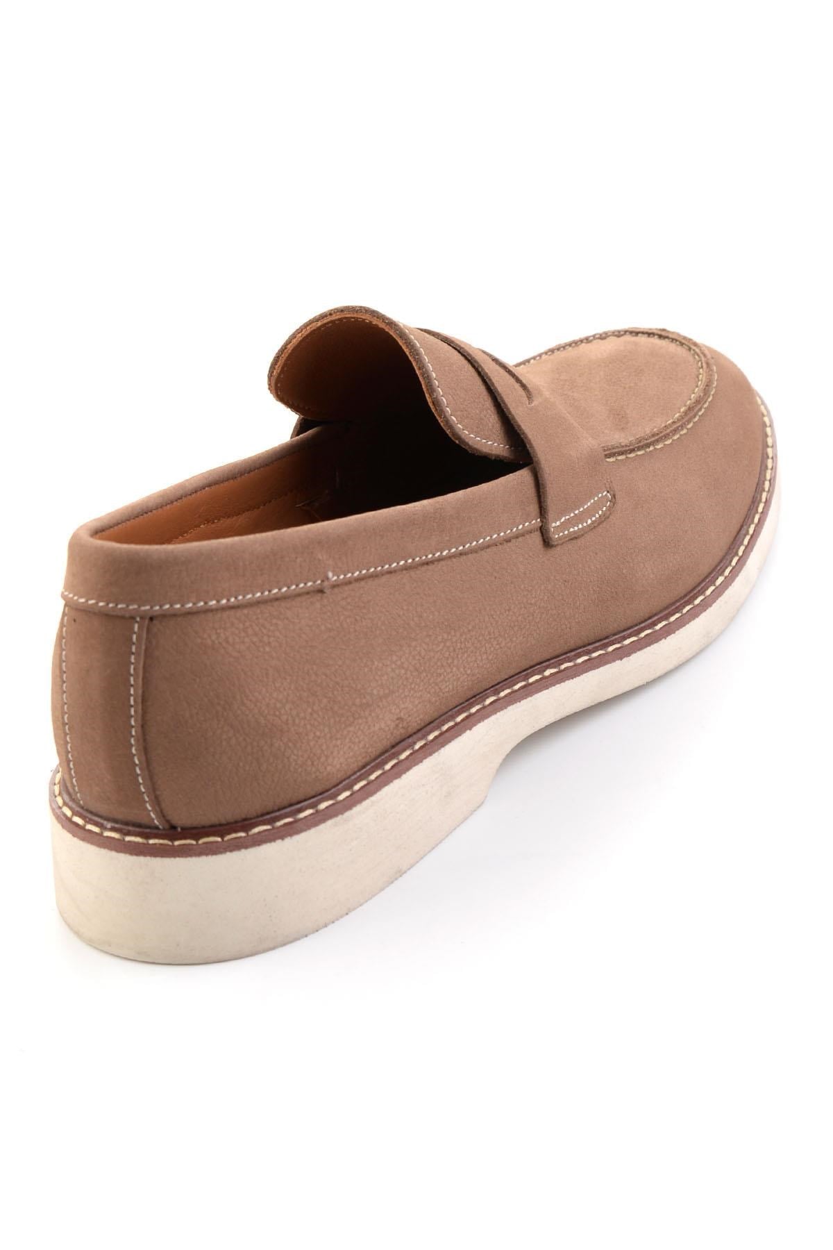 Kum Hakiki Deri Erkek Loafer Ayakkabı E01547010701