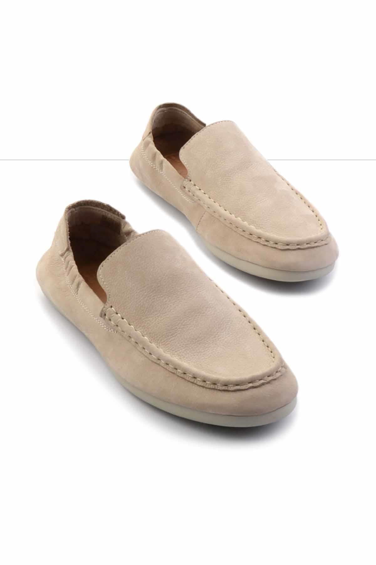 Kum Hakiki Deri Erkek Loafer Ayakkabı E01304406001