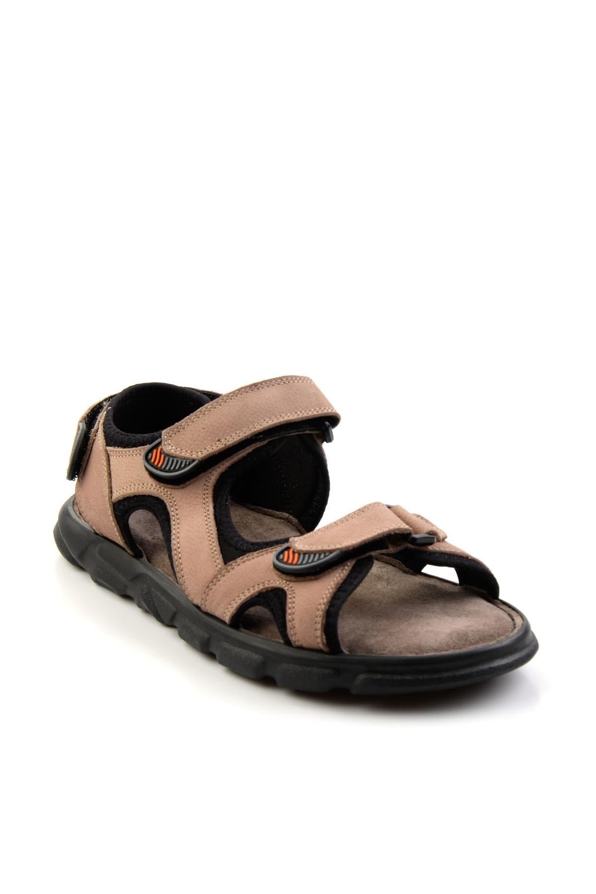 Kum Hakiki Deri Erkek Sandalet E05078102501