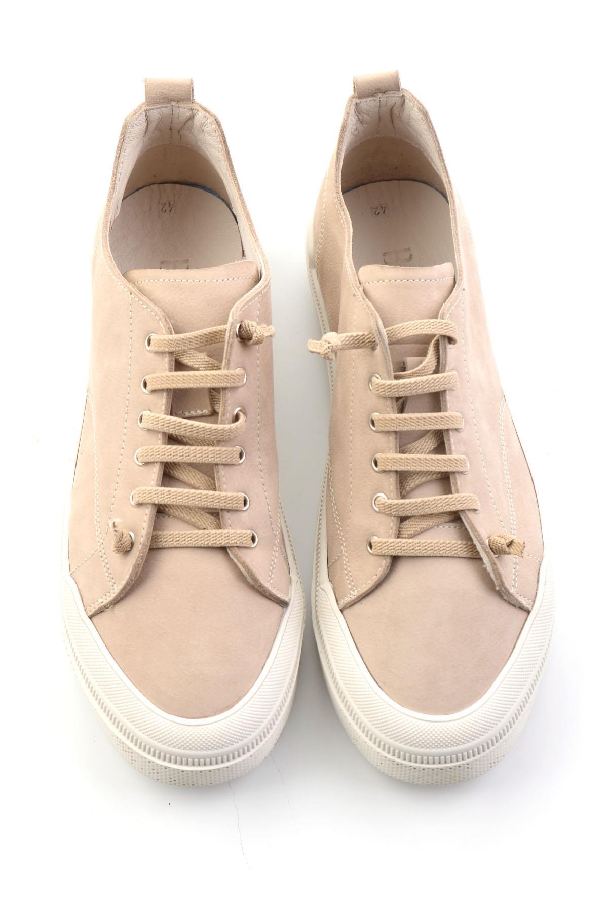Kum Hakiki Deri Erkek Sneaker E01585773401