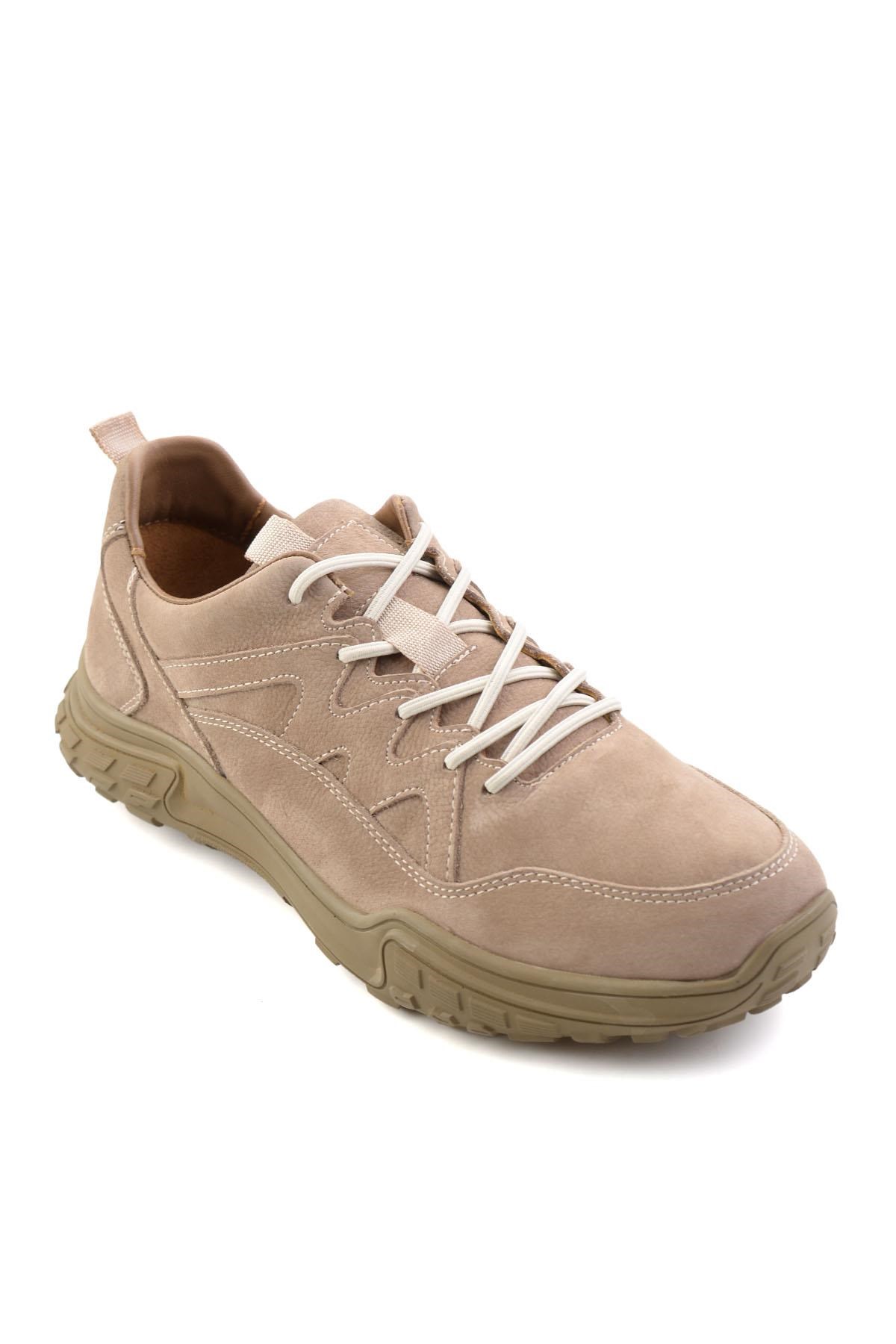 Kum Nubuk Hakiki Deri Erkek Sneaker E01018272001