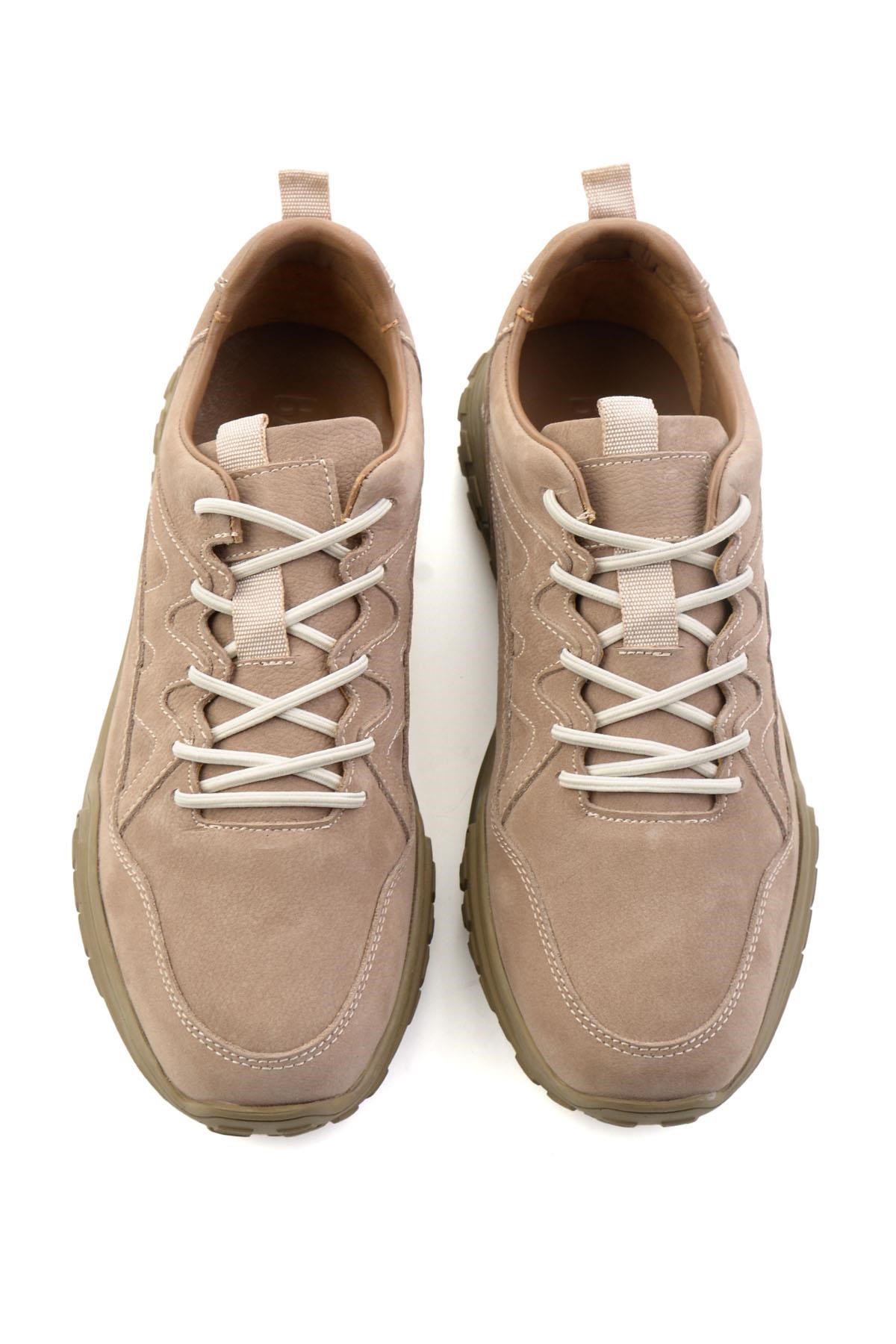 Kum Nubuk Hakiki Deri Erkek Sneaker E01018272001