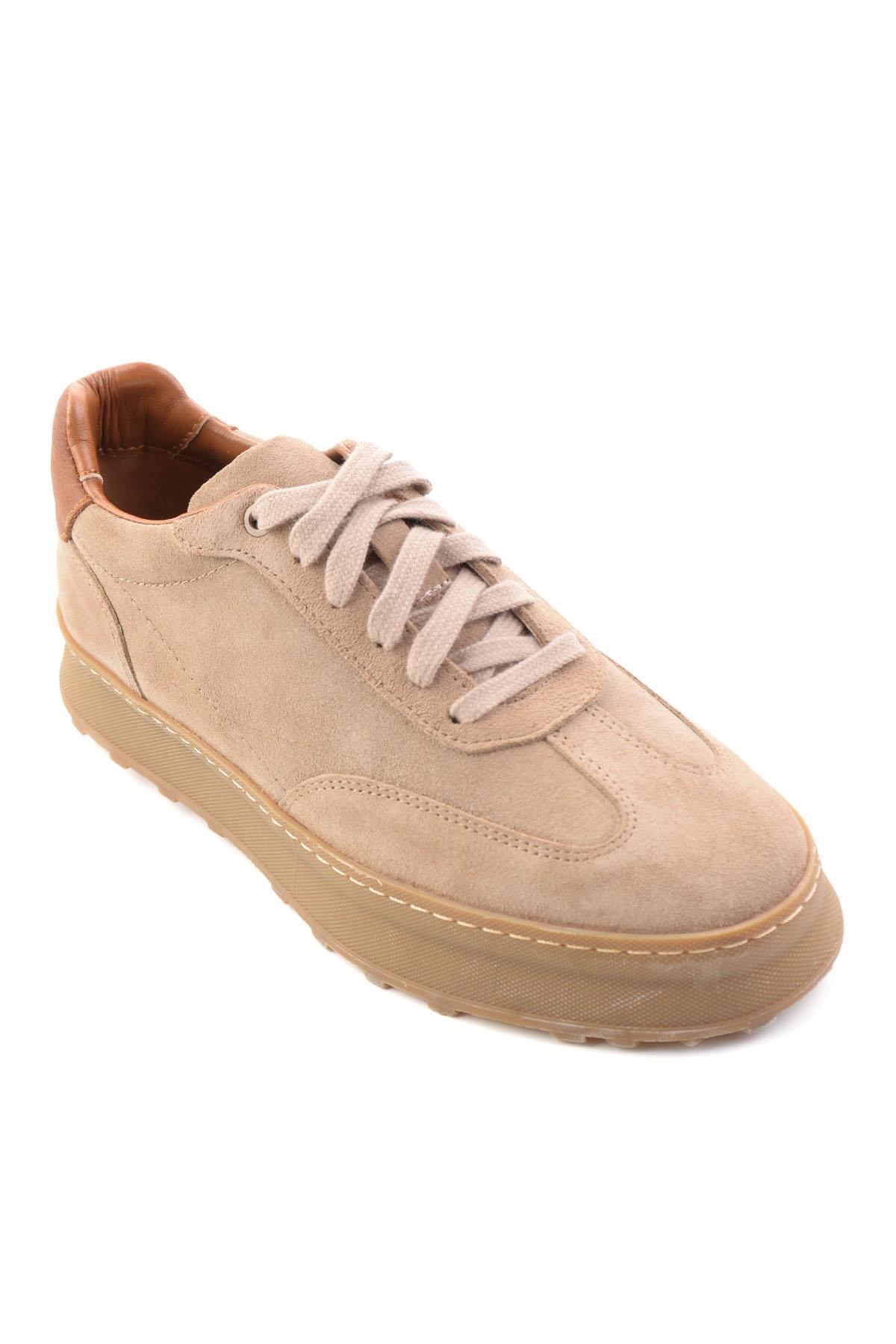 Kum Süet Hakiki Deri Erkek Sneaker E01774004802