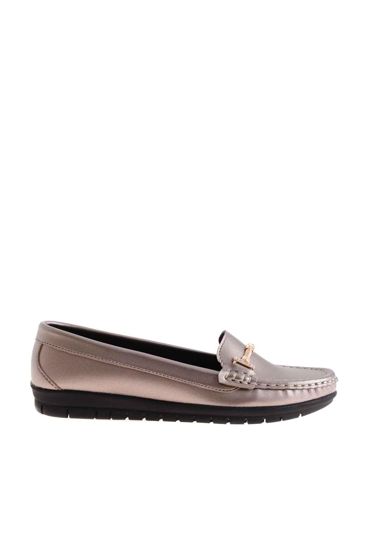 Kurşun  Kadın Loafer Ayakkabı K0763011109