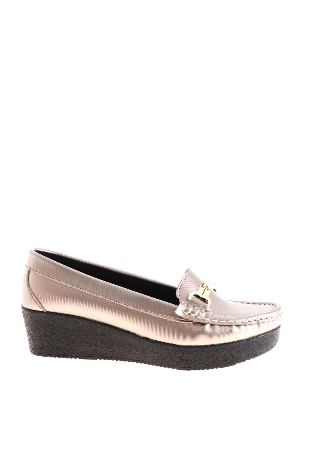 Kurşun  Kadın Loafer Ayakkabı K0763011709