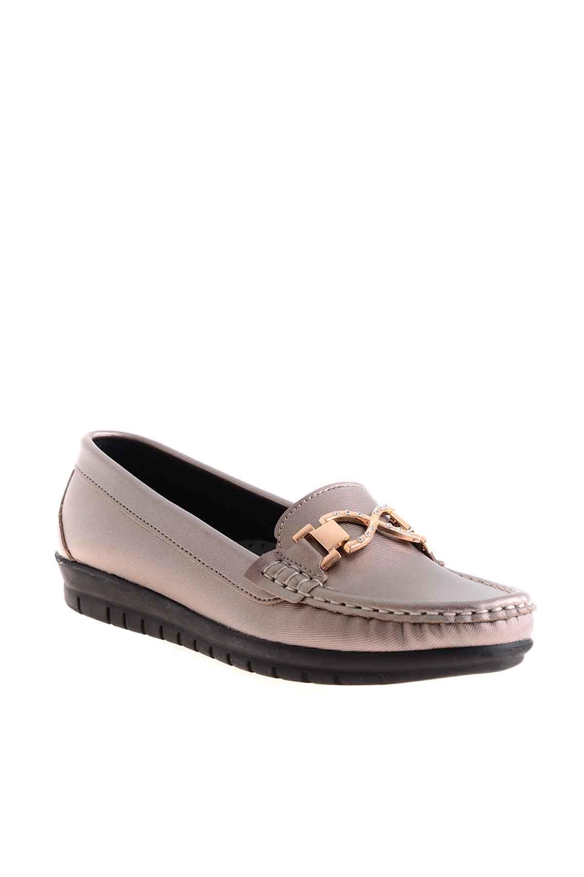 Kurşun  Kadın Loafer Ayakkabı K0763222209