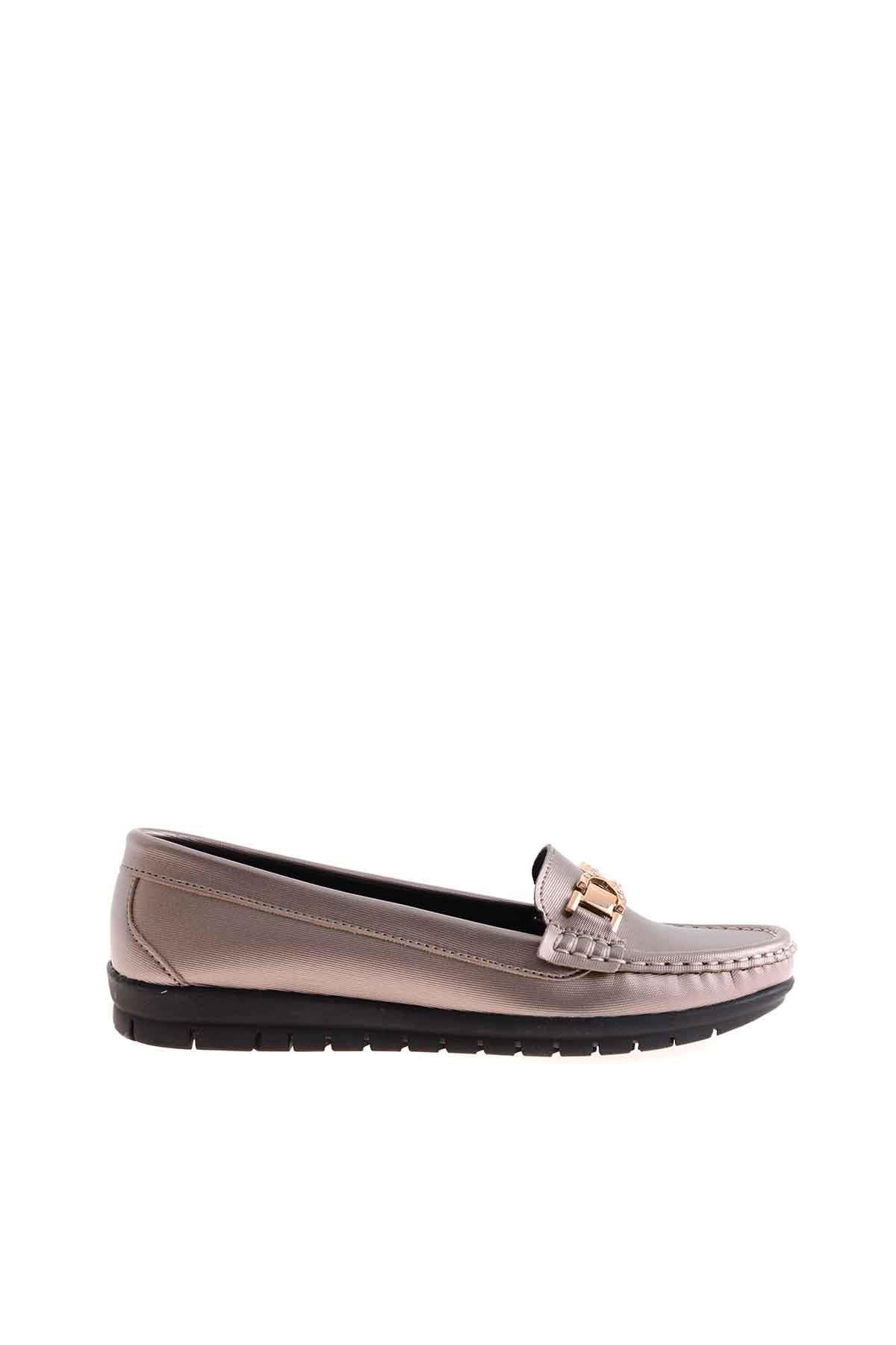 Kurşun  Kadın Loafer Ayakkabı K0763222209