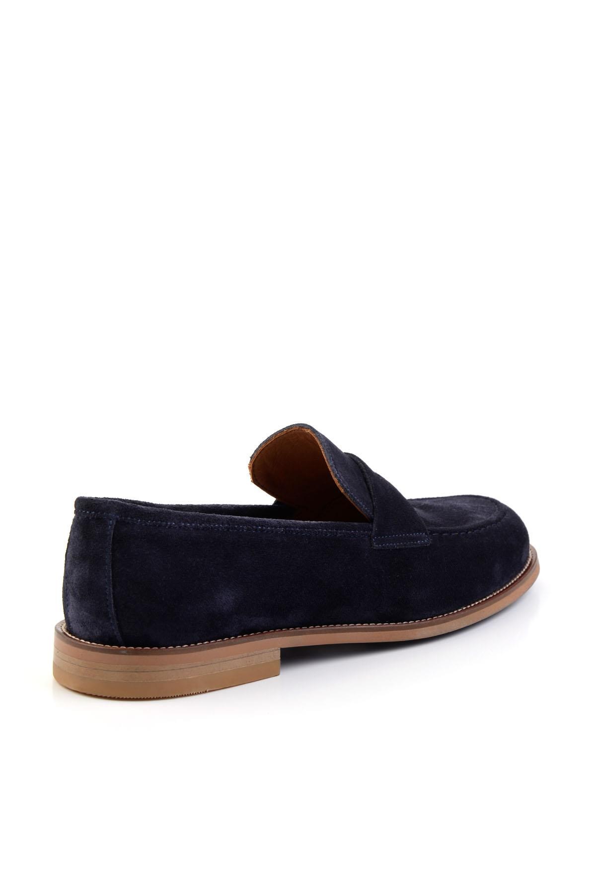 Lacivert Hakiki Deri Erkek Klasik Ayakkabı E01755301002