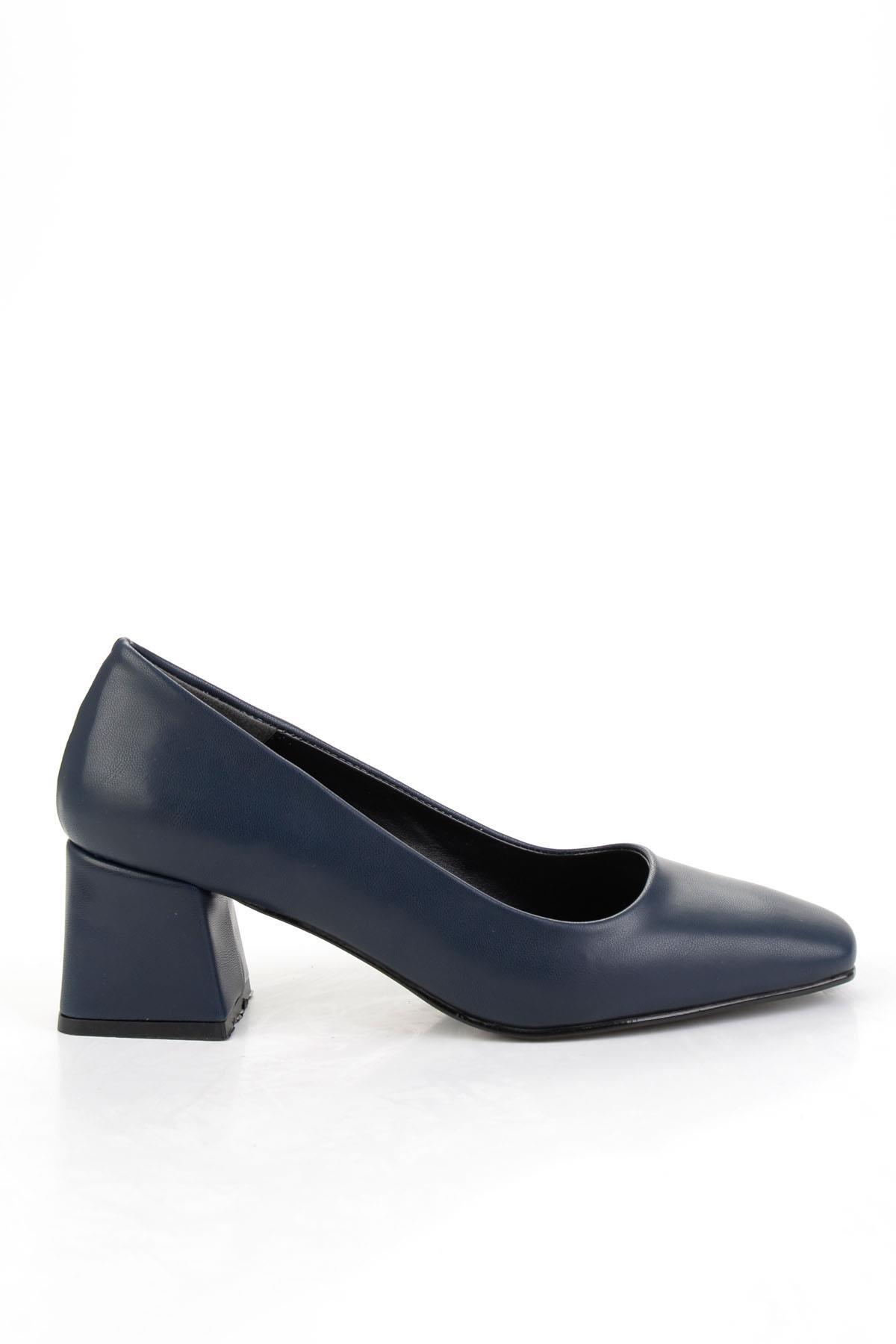 Lacivert  Kadın Klasik Topuklu Ayakkabı K01992111109