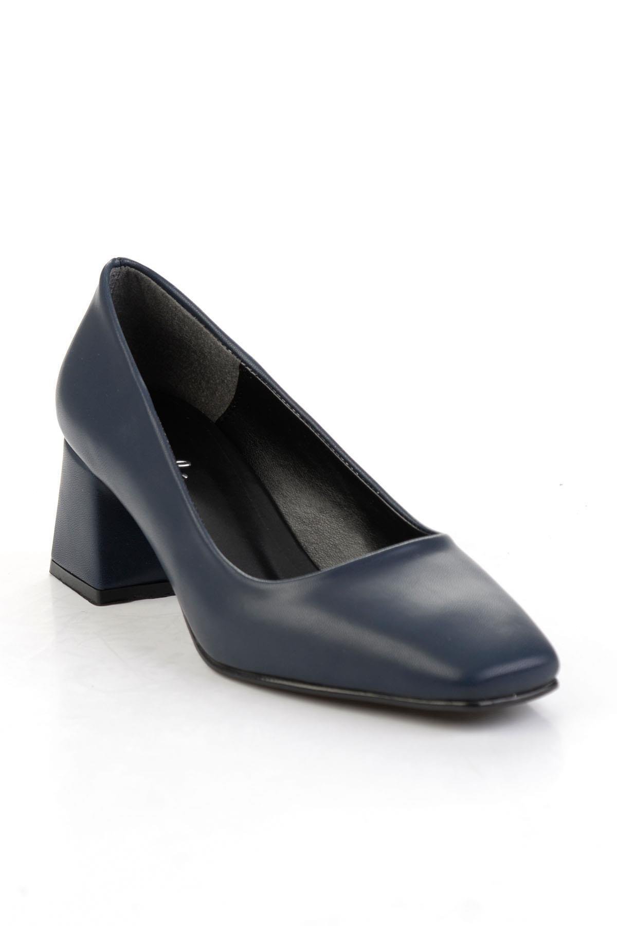 Lacivert  Kadın Klasik Topuklu Ayakkabı K01992111109