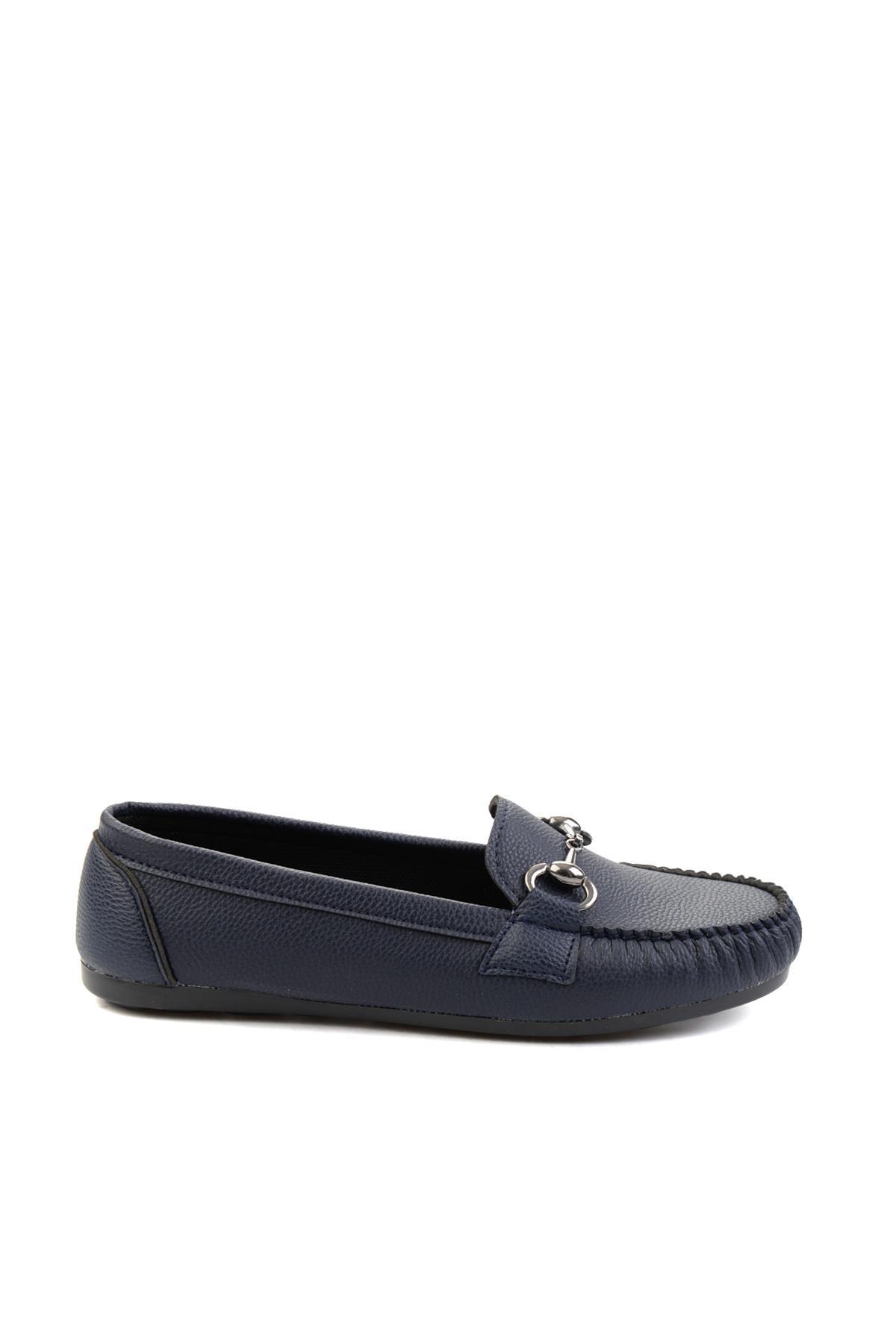 Lacivert  Kadın Loafer Ayakkabı K01542022209