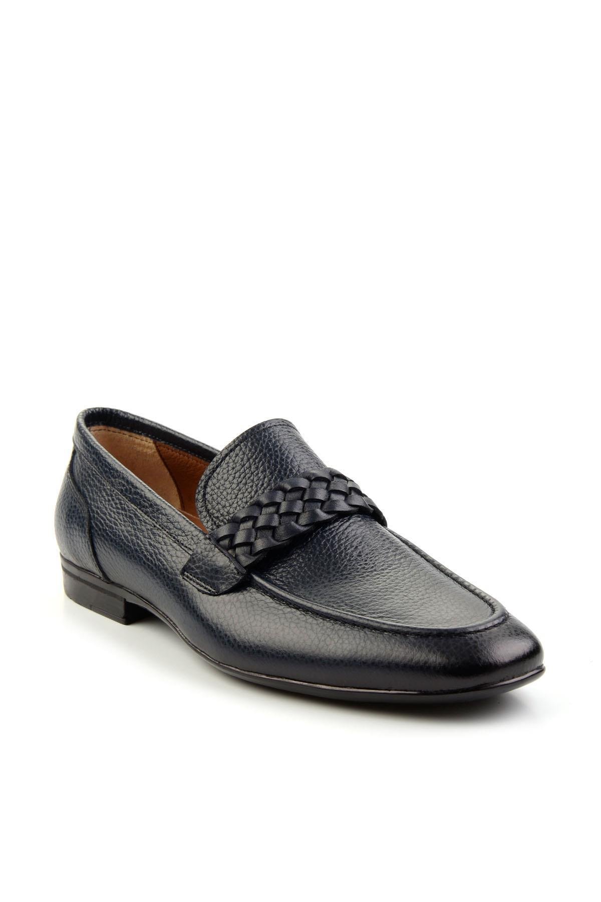 Lacivert Leather Erkek Casual Ayakkabı E01758028940