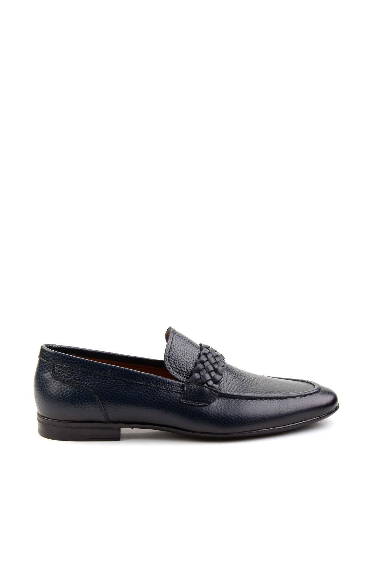 Lacivert Leather Erkek Casual Ayakkabı E01758028940