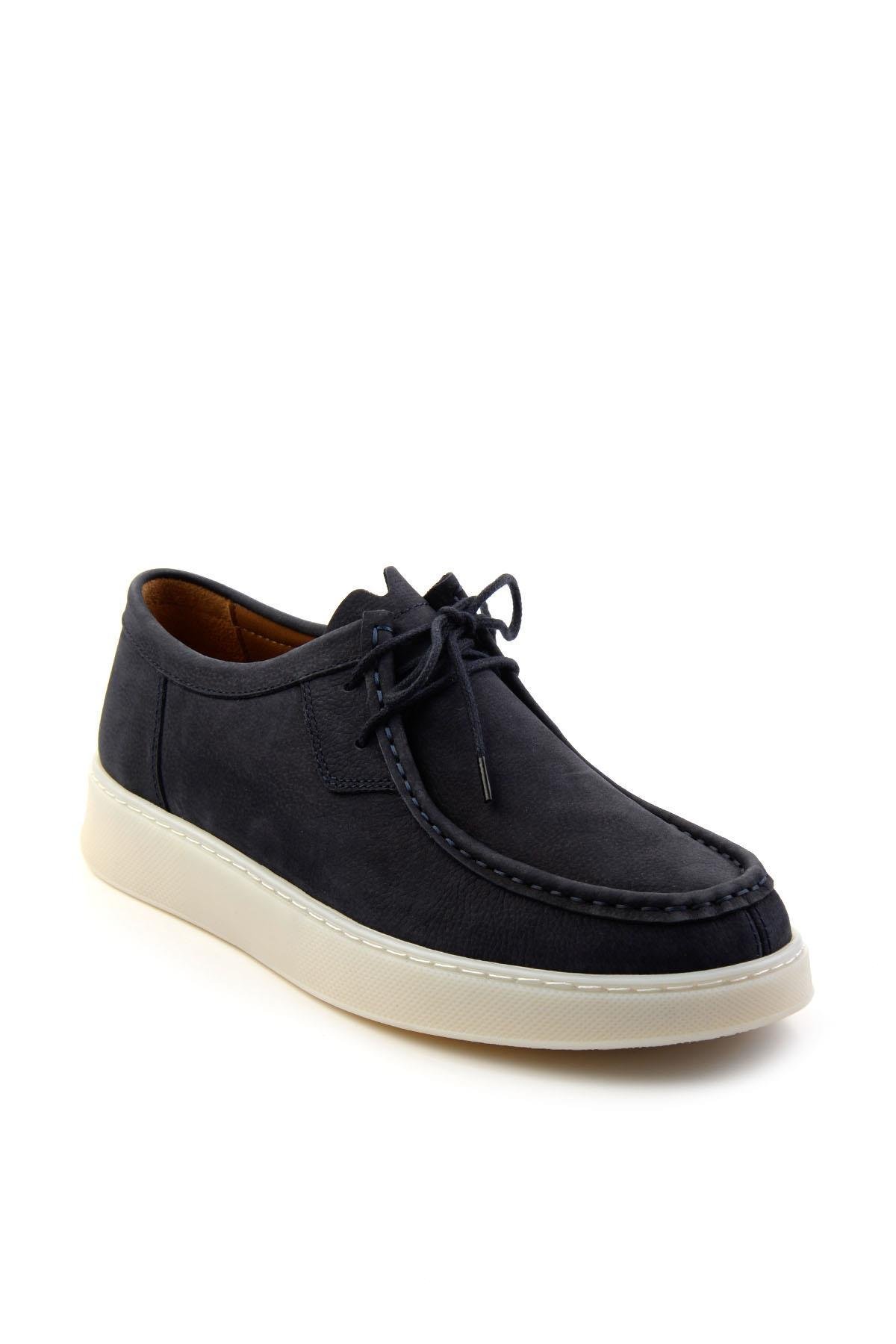 Lacivert Leather Erkek Casual Ayakkabı E01076500701