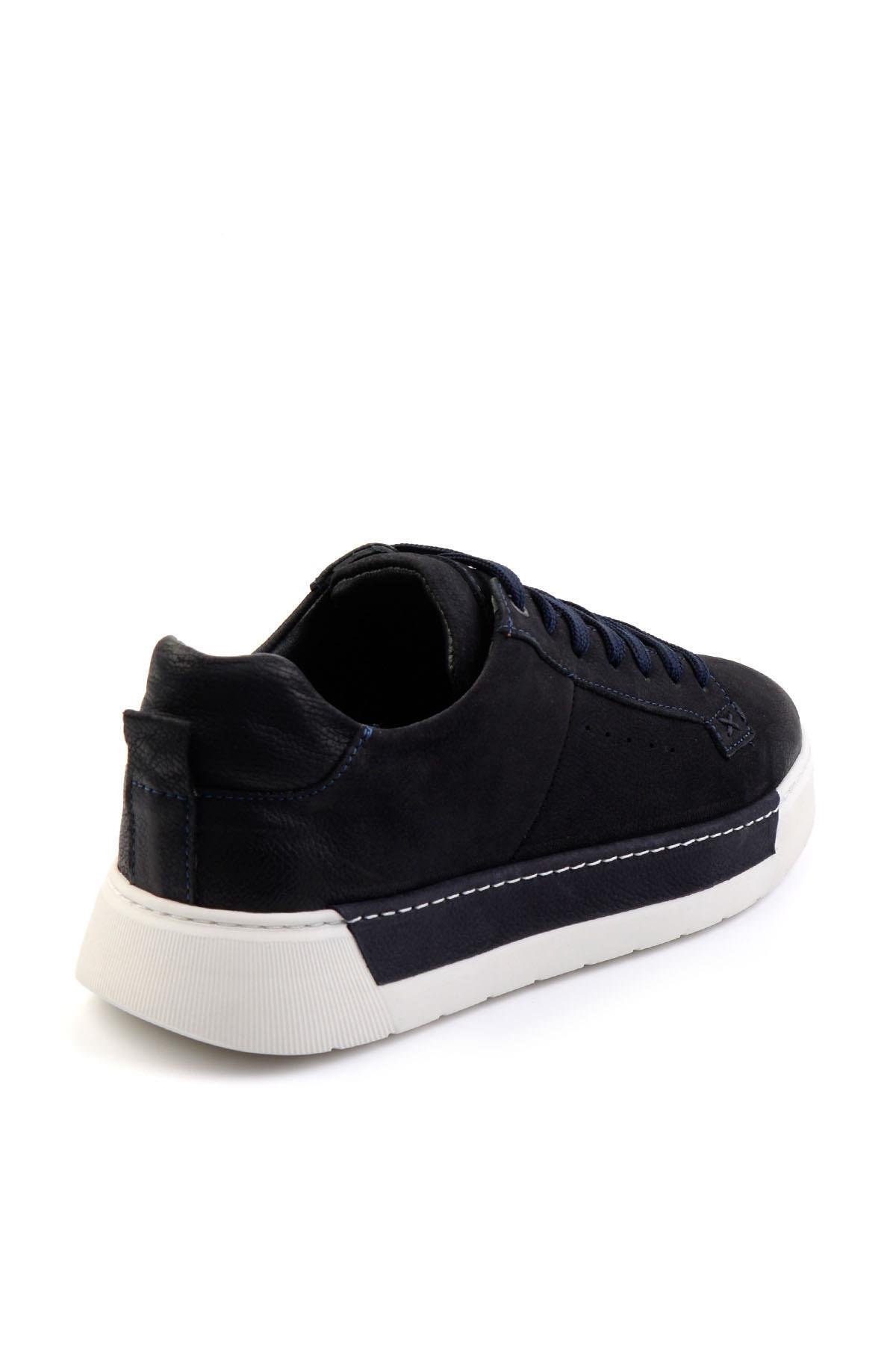 Lacivert Leather Erkek Casual Ayakkabı E01089000301