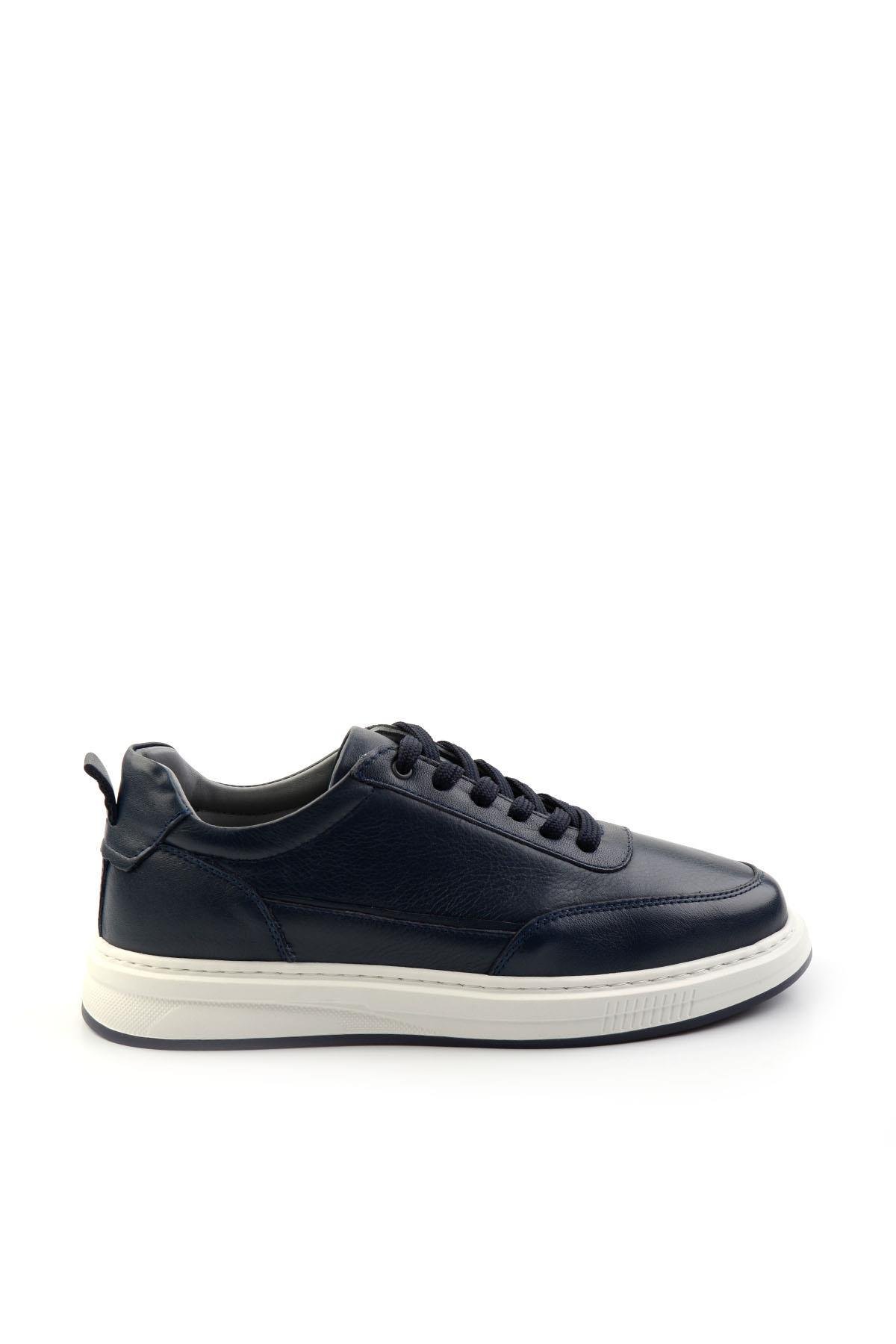 Lacivert Leather Erkek Casual Ayakkabı E01082000503