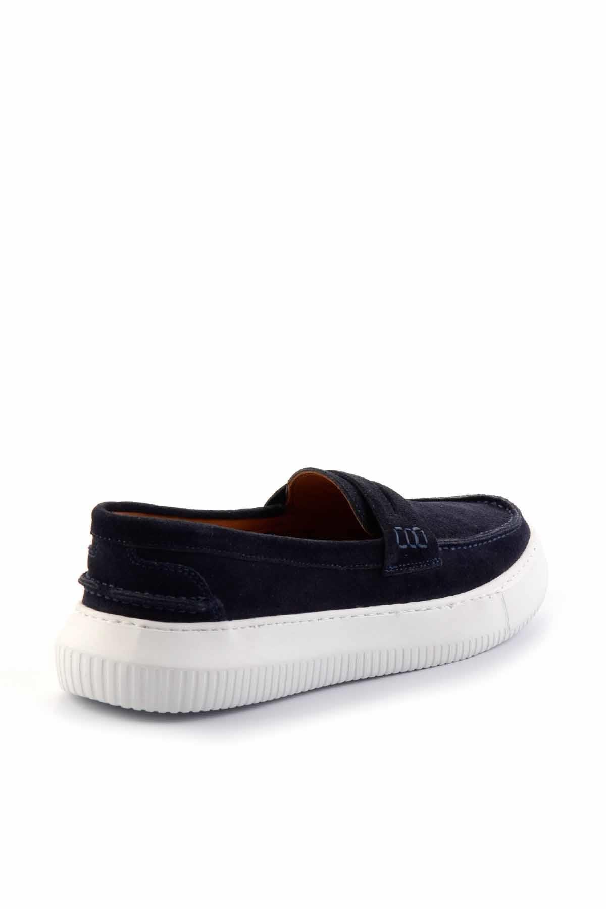 Lacivert Leather Erkek Casual Ayakkabı E01442000102